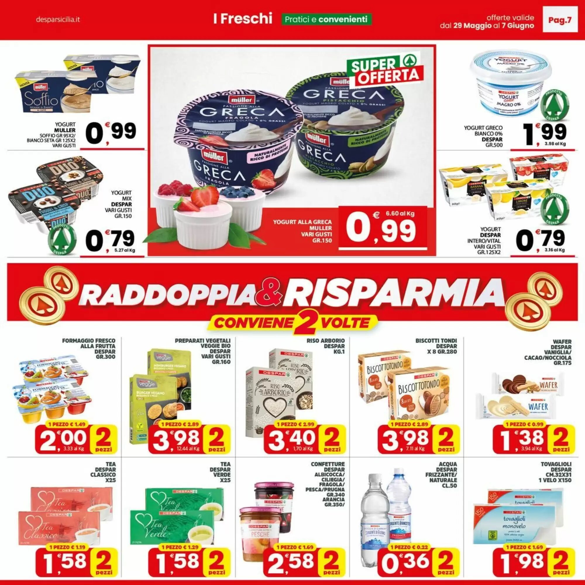 Volantino promozionale Despar  valide dal 29/05/2026 - Pagina 7.