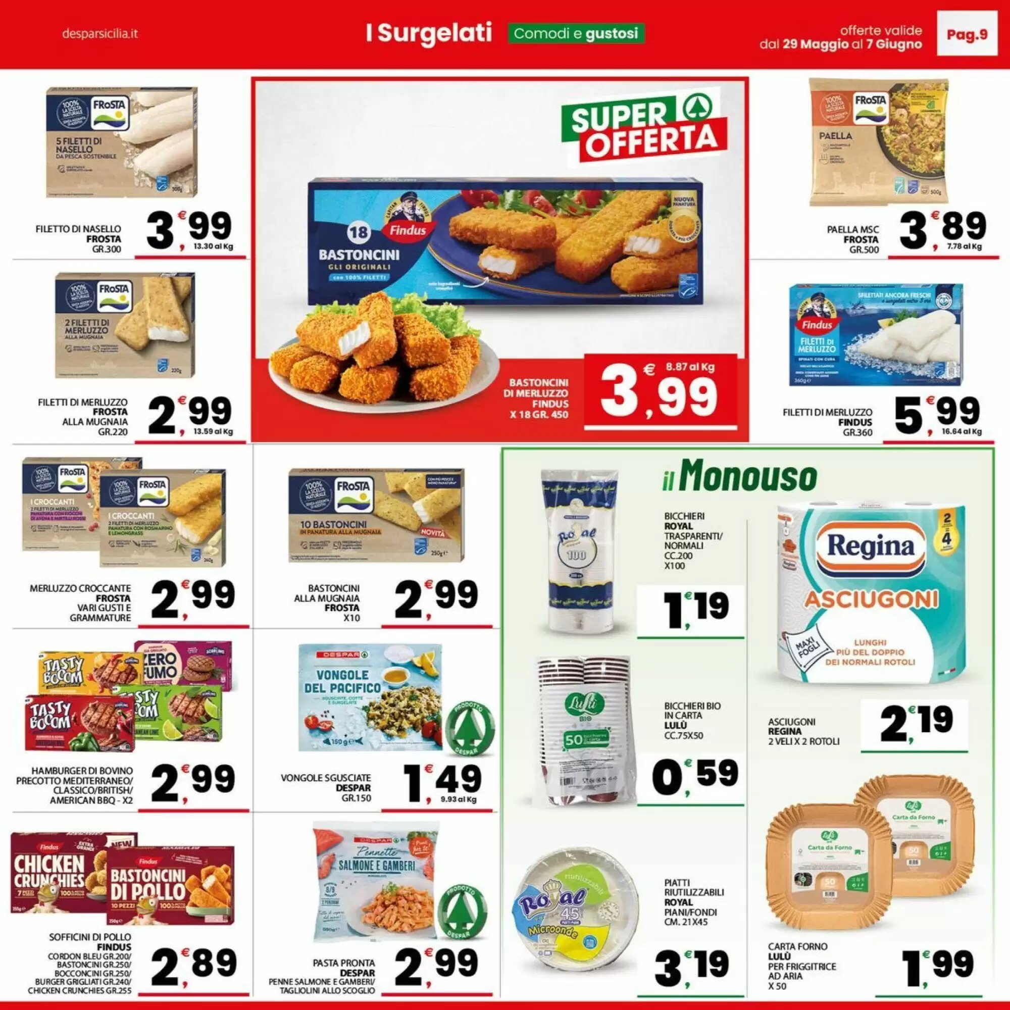 Volantino promozionale Despar  valide dal 29/05/2026 - Pagina 9.