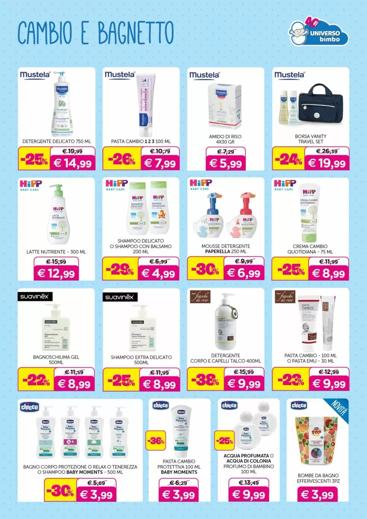 Volantino promozionale Universo Bimbo  valide dal 29/05/2026 - Pagina 18.