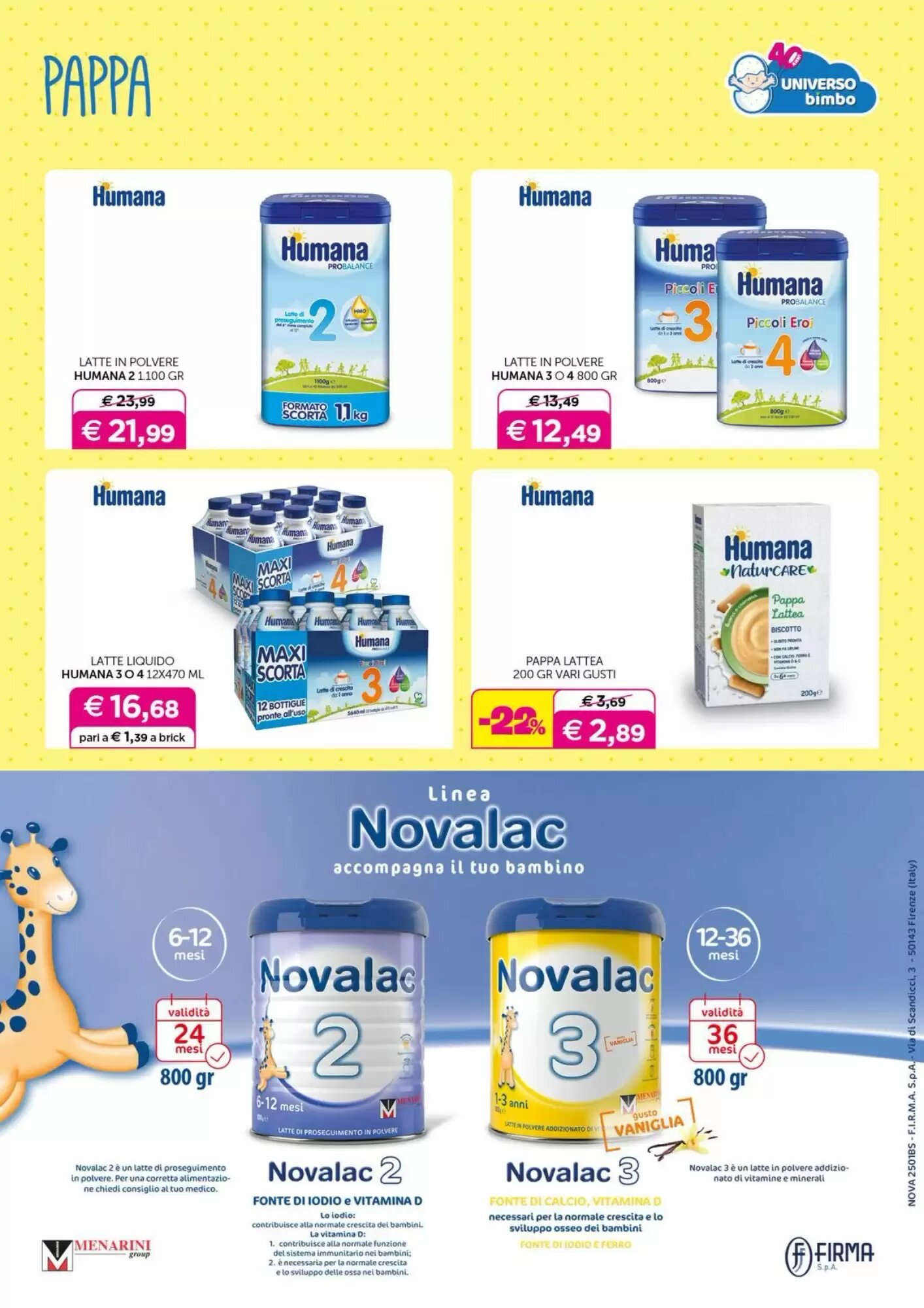 Volantino promozionale Universo Bimbo  valide dal 29/05/2026 - Pagina 22.