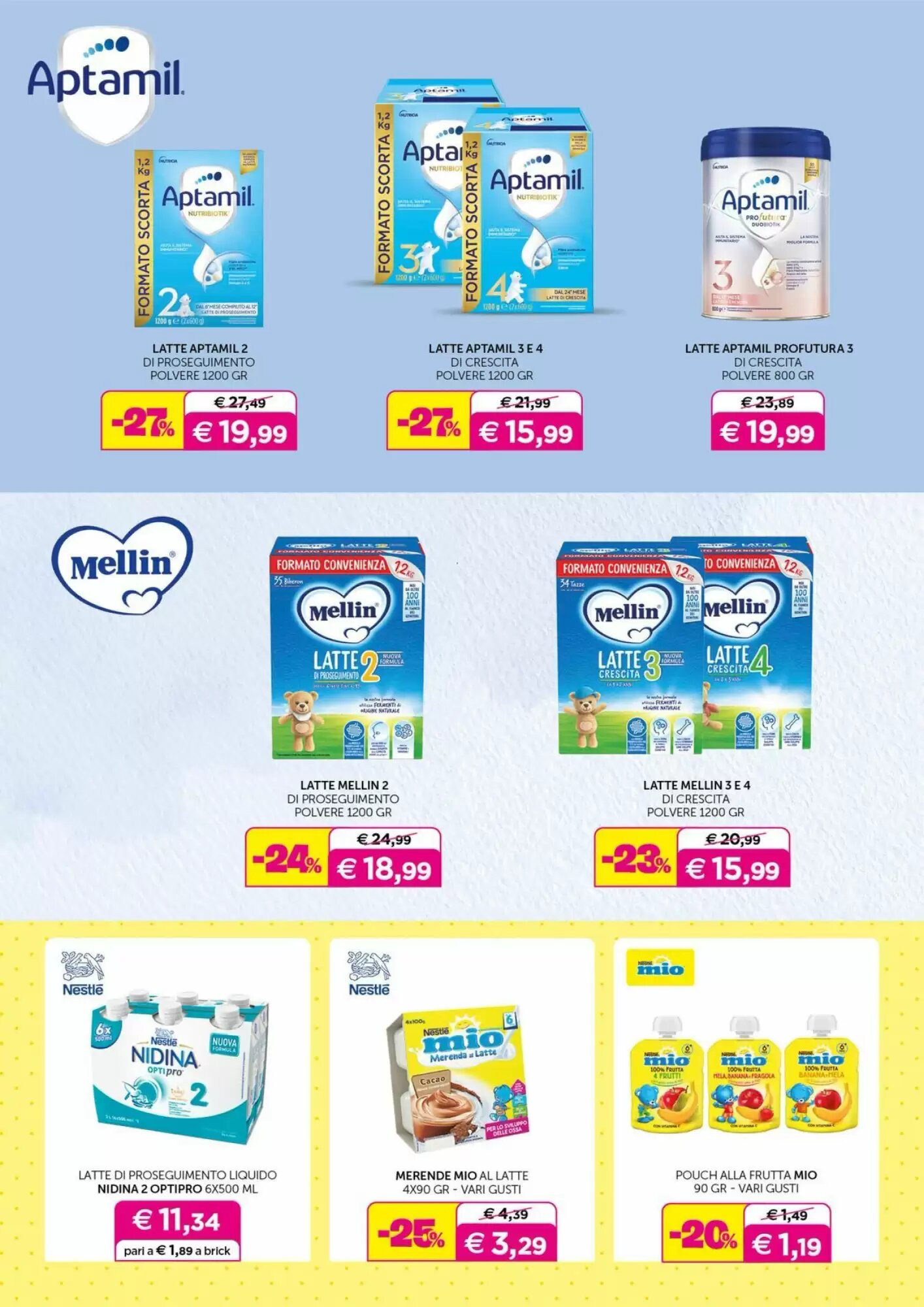 Volantino promozionale Universo Bimbo  valide dal 29/05/2026 - Pagina 25.