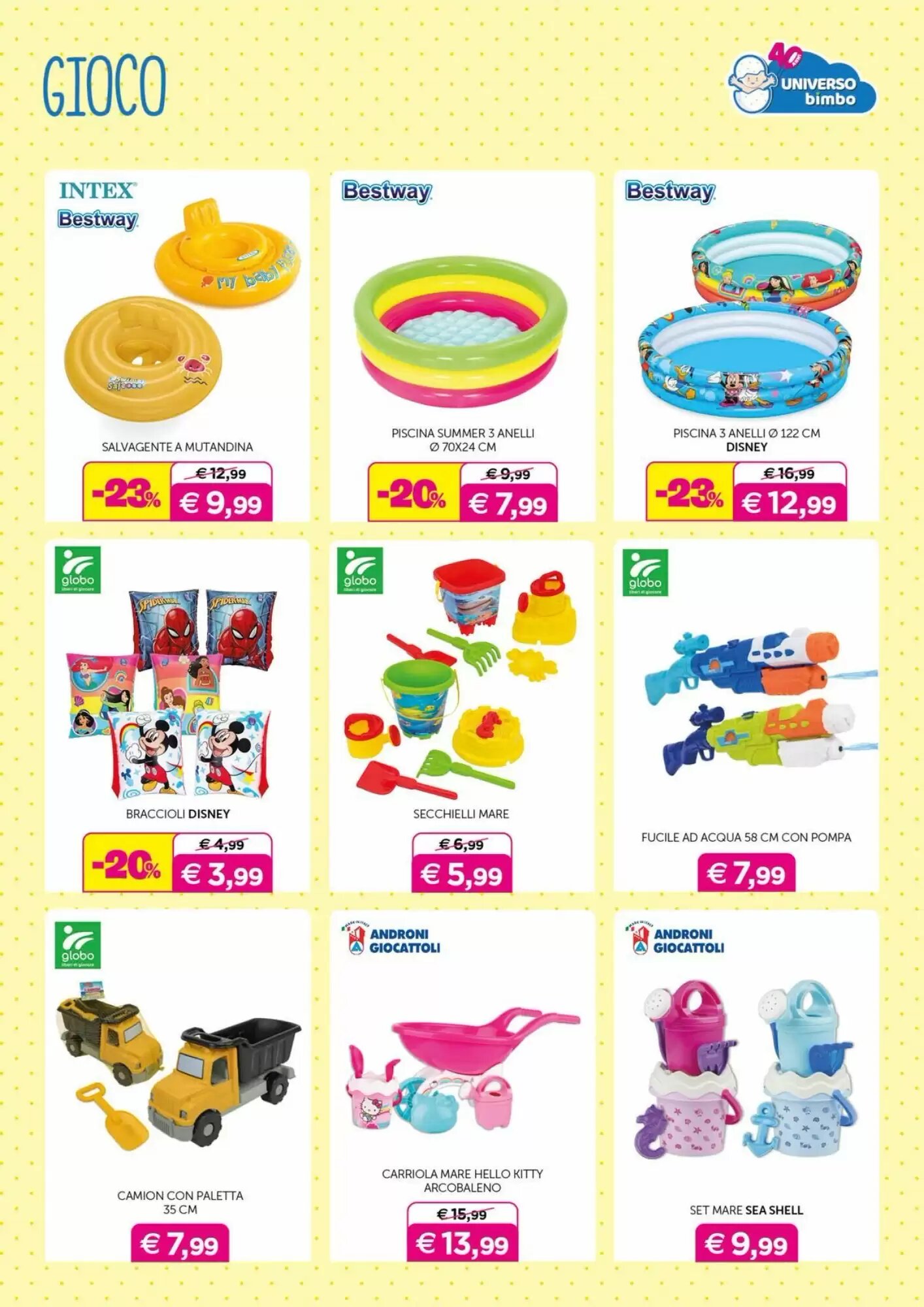 Volantino promozionale Universo Bimbo  valide dal 29/05/2026 - Pagina 29.