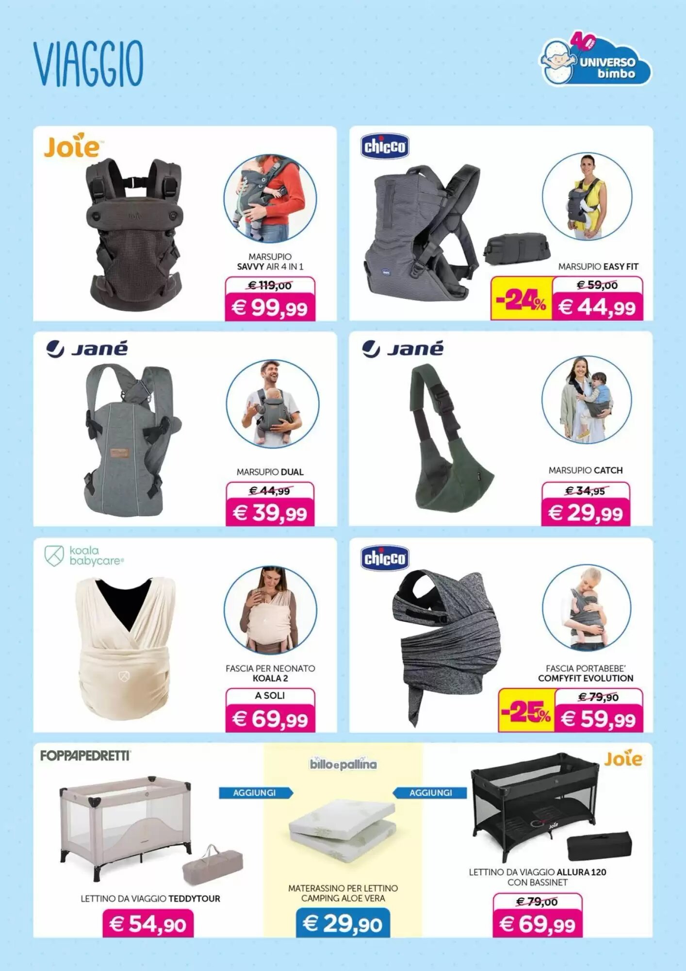 Volantino promozionale Universo Bimbo  valide dal 29/05/2026 - Pagina 8.