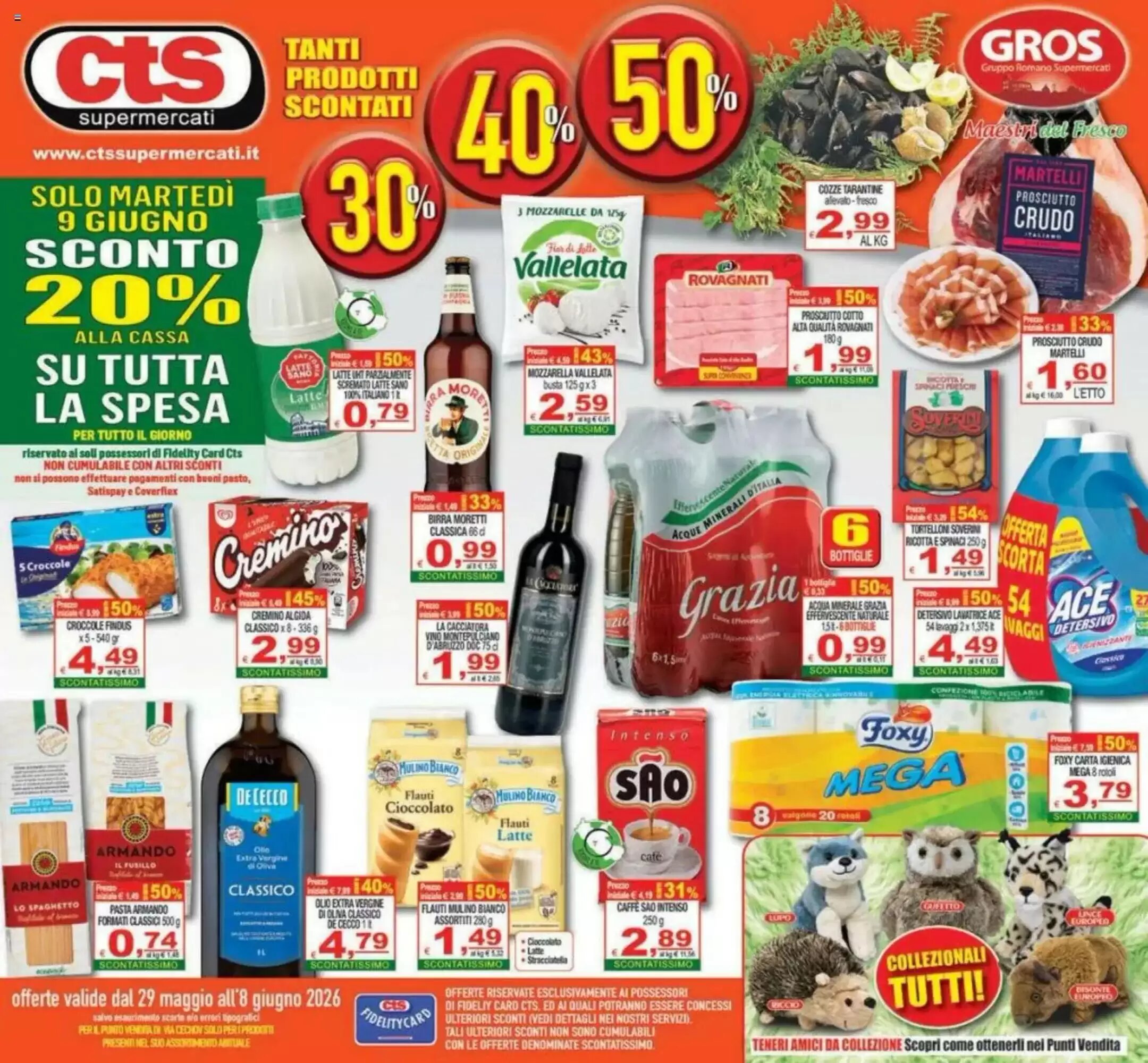 Volantino promozionale CTS Supermercati  valide dal 29/05/2026 - Pagina 1.