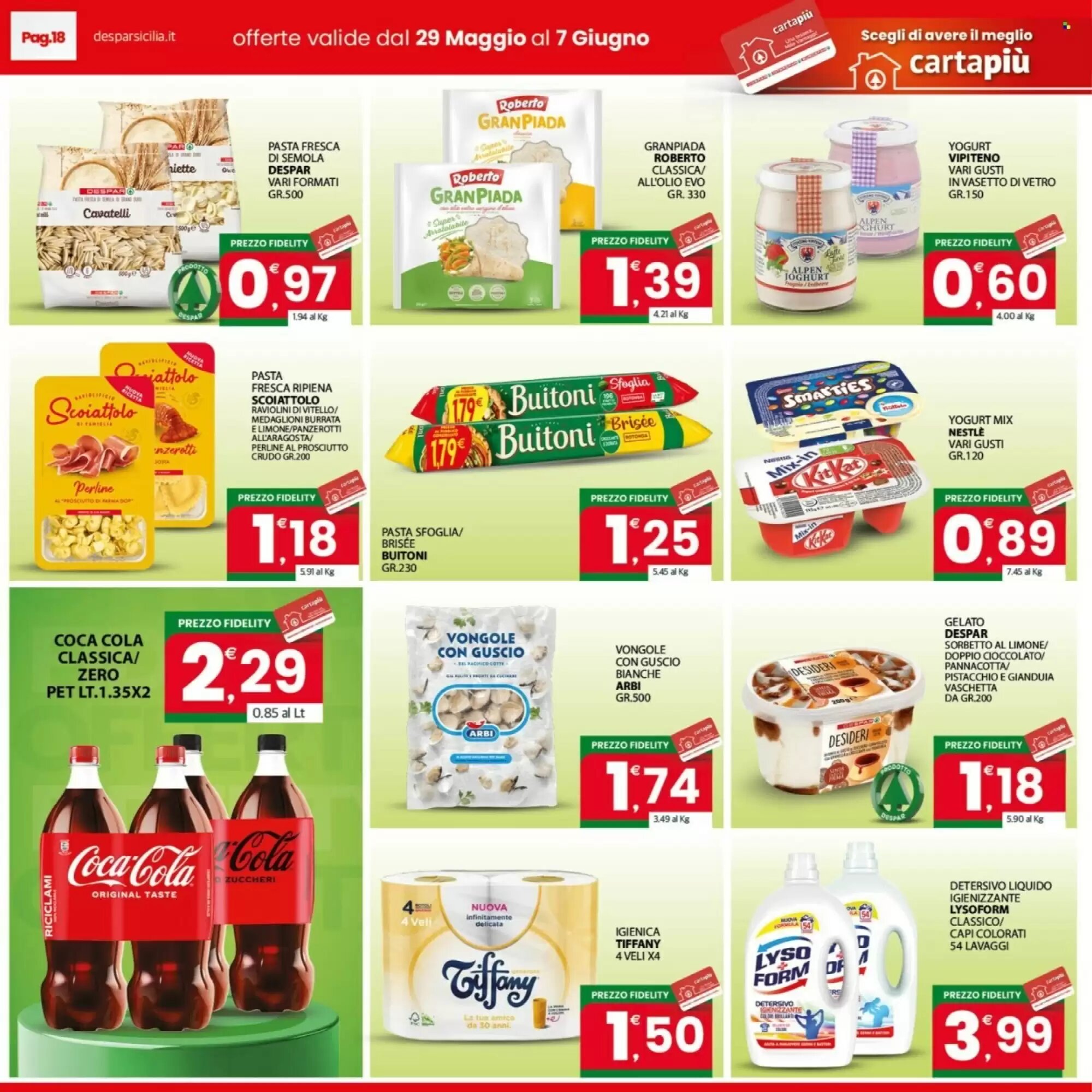 Volantino promozionale Despar Sicilia  valide dal 29/05/2026 - Pagina 18.