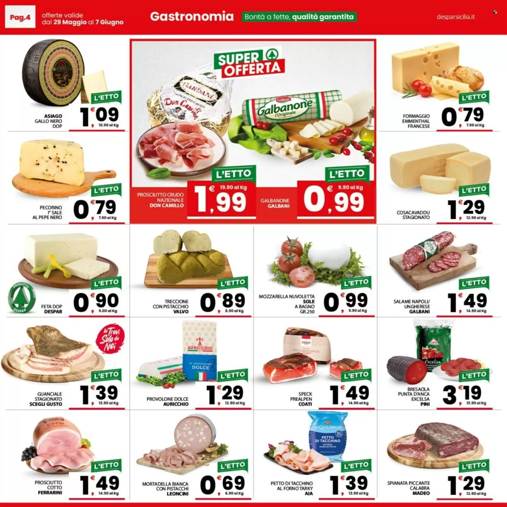Volantino promozionale Despar Sicilia  valide dal 29/05/2026 - Pagina 4.