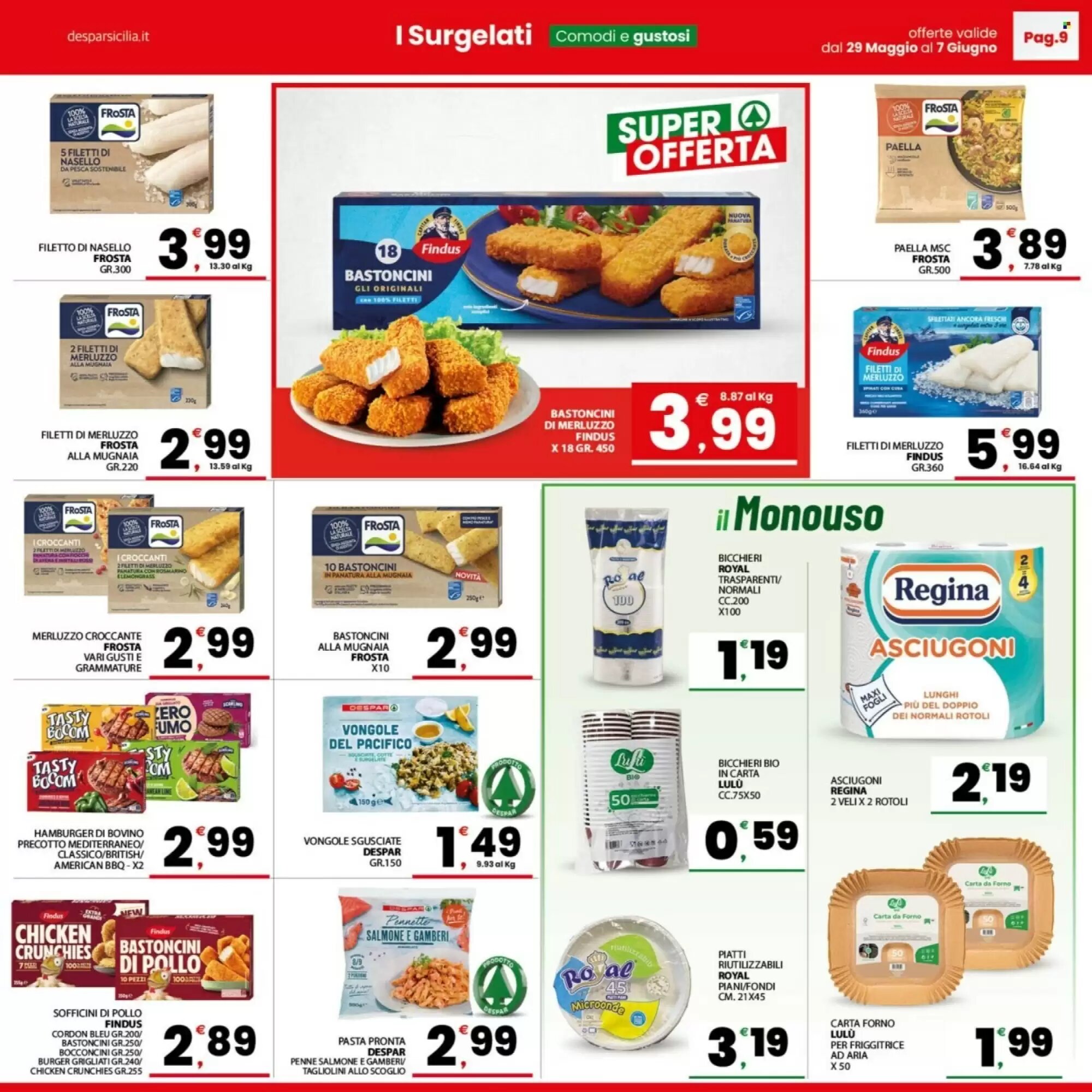 Volantino promozionale Despar Sicilia  valide dal 29/05/2026 - Pagina 9.