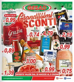Volantino promozionale Gesad Supermercati valide dal 29/05/2026