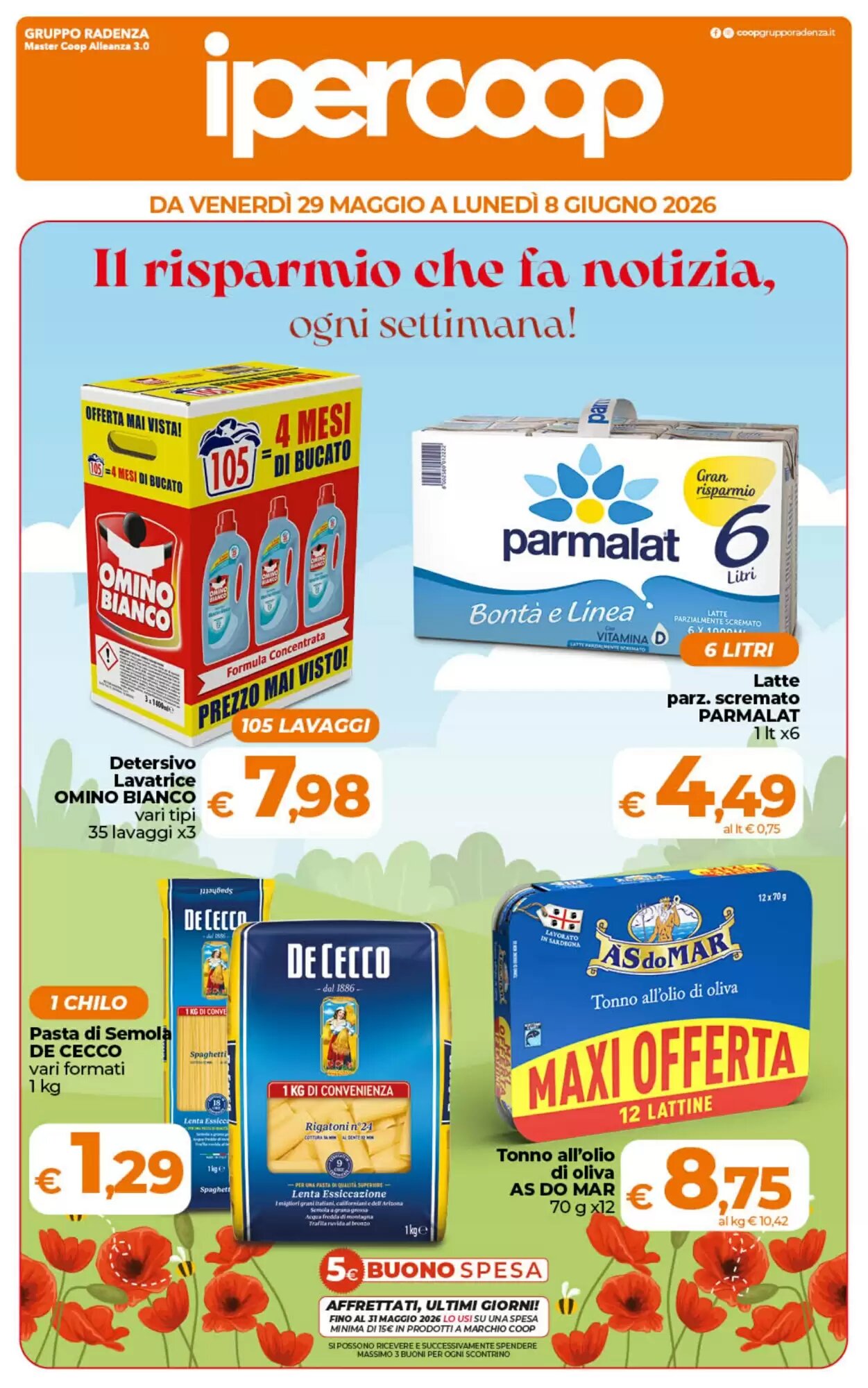 Volantino promozionale Ipercoop  valide dal 29/05/2026 - Pagina 1.