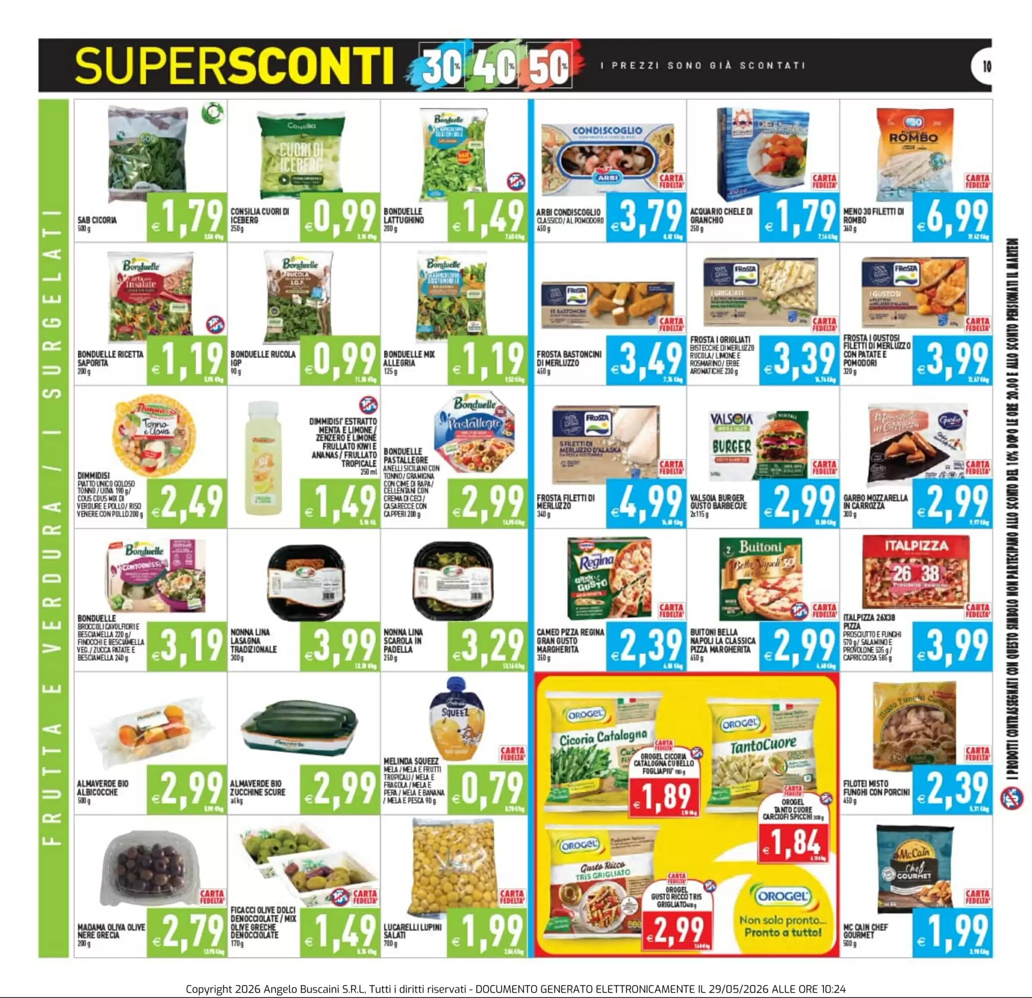 Volantino promozionale Supermercati Agorà  valide dal 29/05/2026 - Pagina 10.