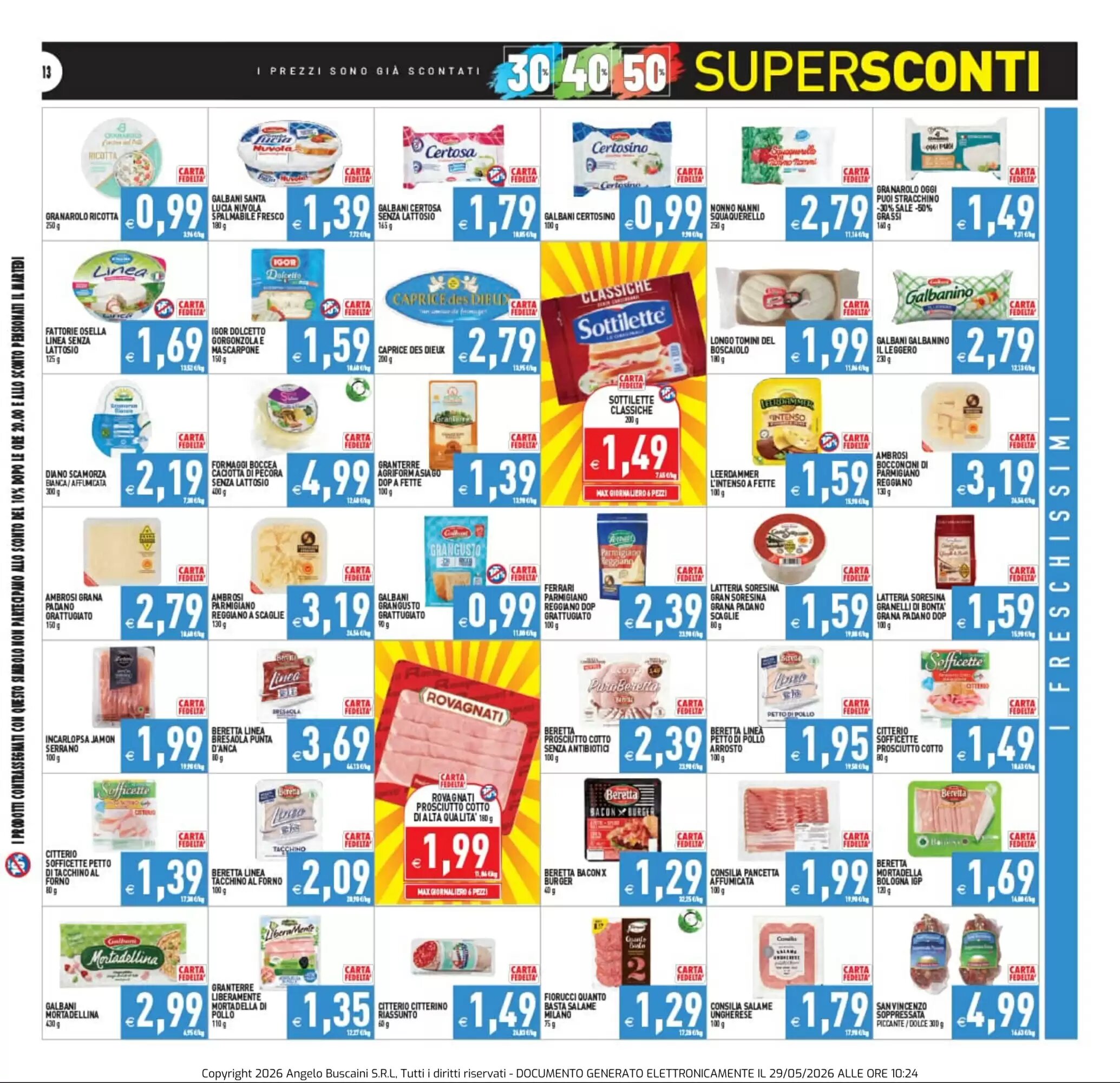 Volantino promozionale Supermercati Agorà  valide dal 29/05/2026 - Pagina 13.