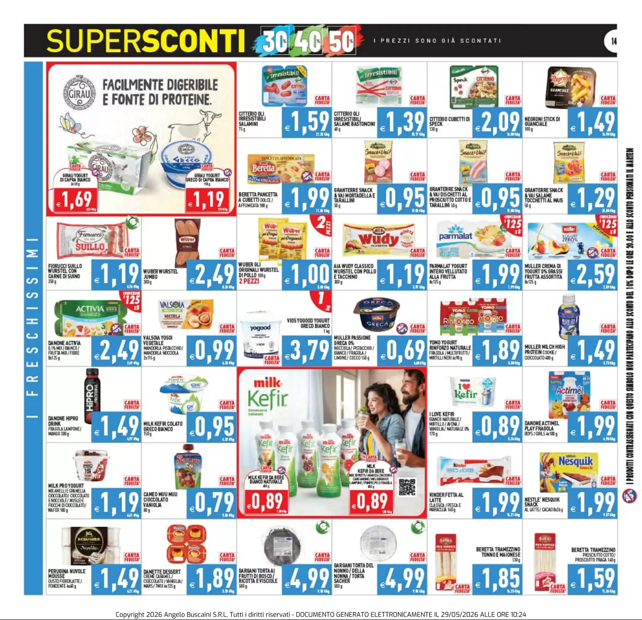 Volantino promozionale Supermercati Agorà  valide dal 29/05/2026 - Pagina 14.