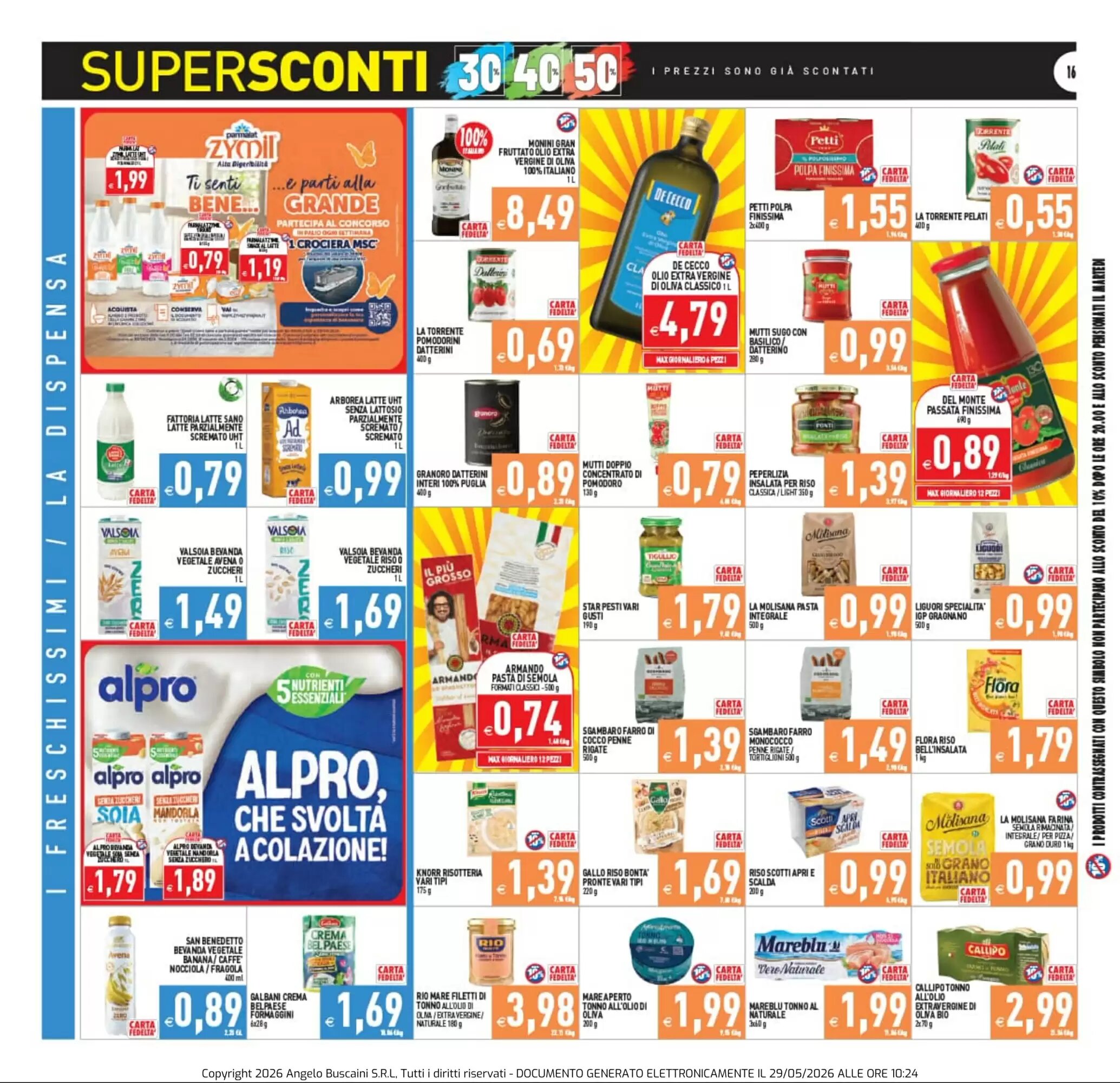 Volantino promozionale Supermercati Agorà  valide dal 29/05/2026 - Pagina 16.