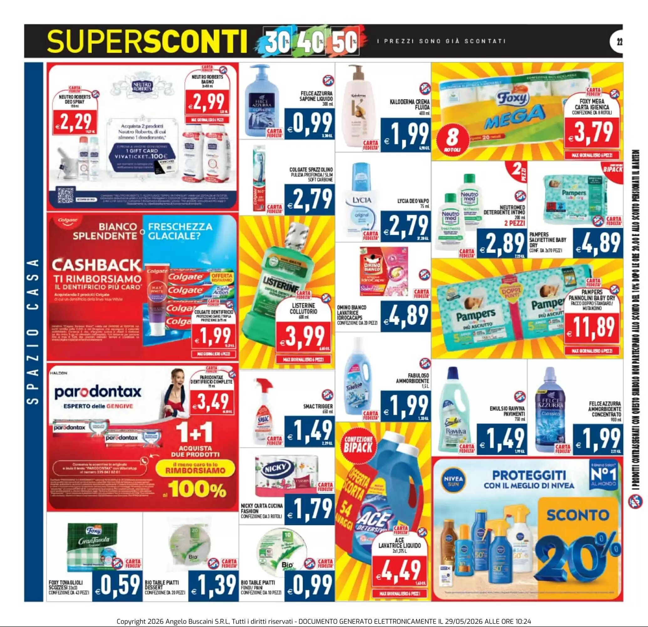 Volantino promozionale Supermercati Agorà  valide dal 29/05/2026 - Pagina 22.