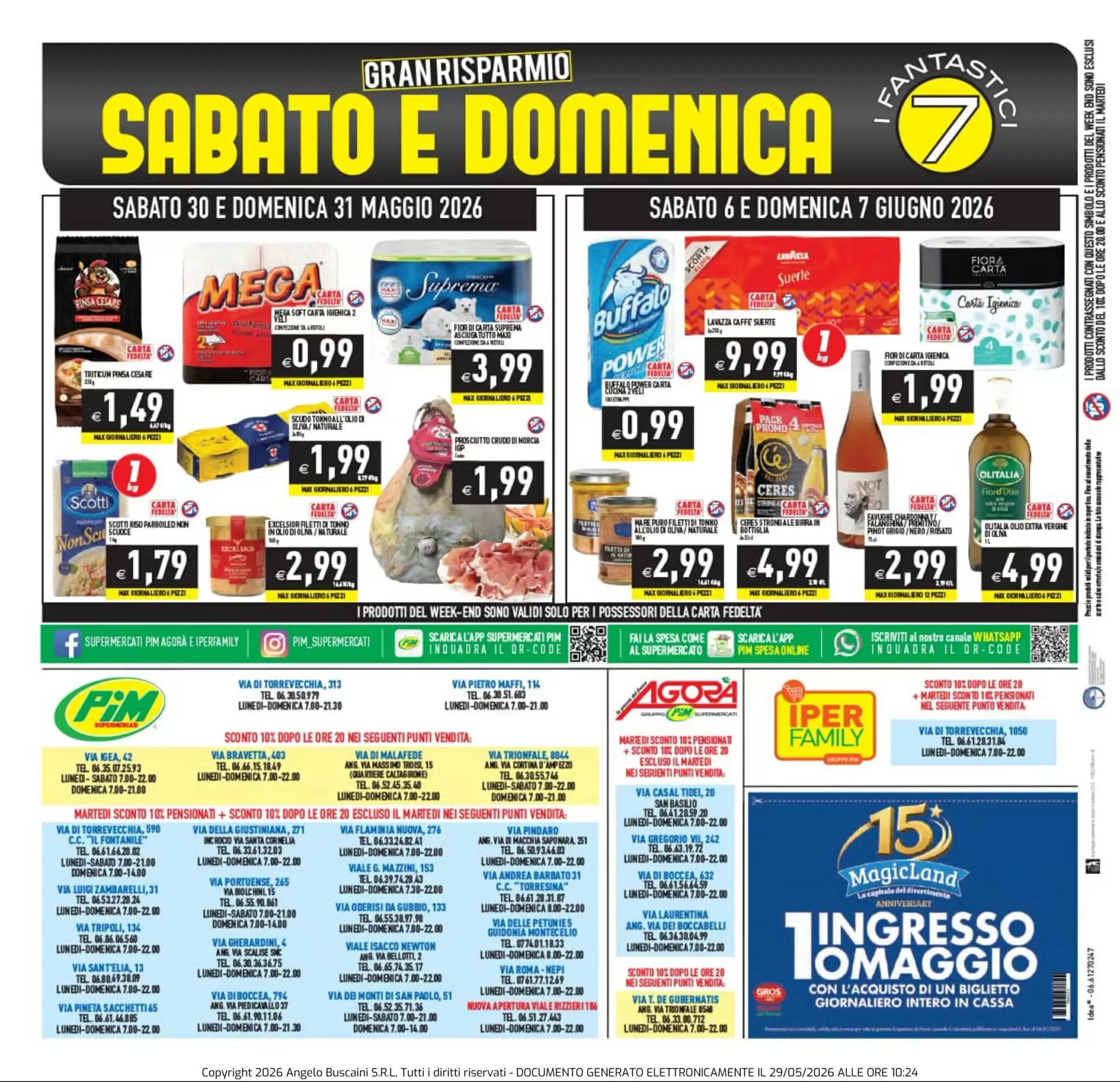 Volantino promozionale Supermercati Agorà  valide dal 29/05/2026 - Pagina 24.