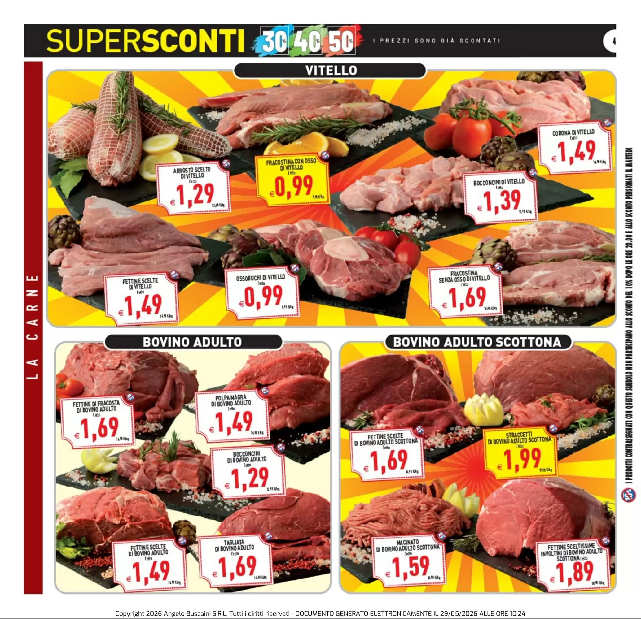 Volantino promozionale Supermercati Agorà  valide dal 29/05/2026 - Pagina 4.