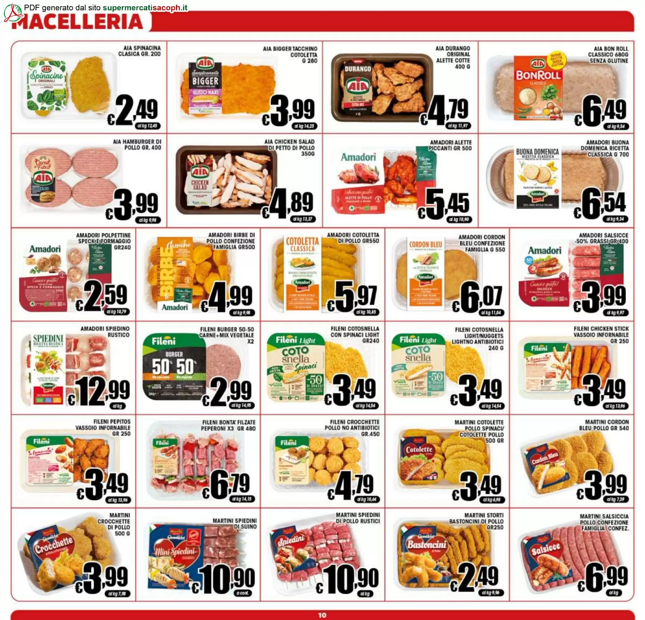Volantino promozionale Sacoph  valide dal 29/05/2026 - Pagina 10.