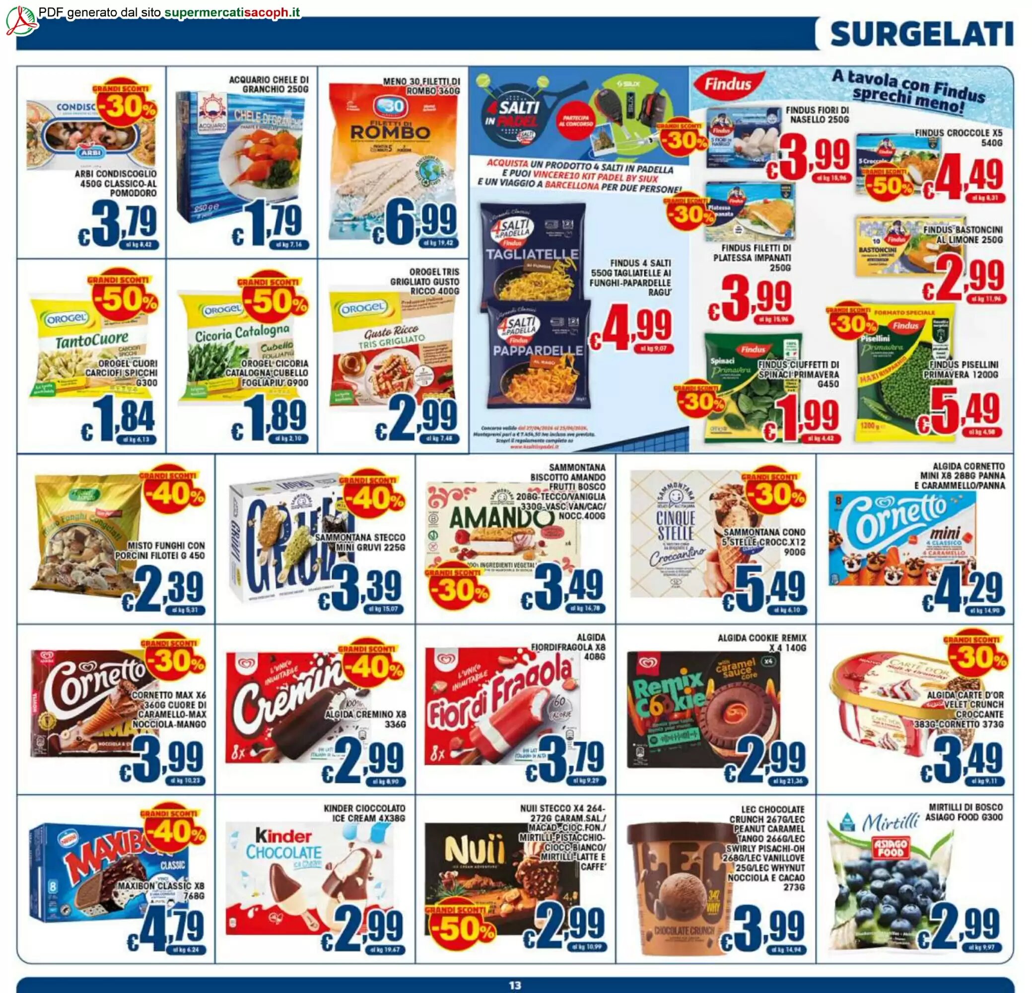 Volantino promozionale Sacoph  valide dal 29/05/2026 - Pagina 13.