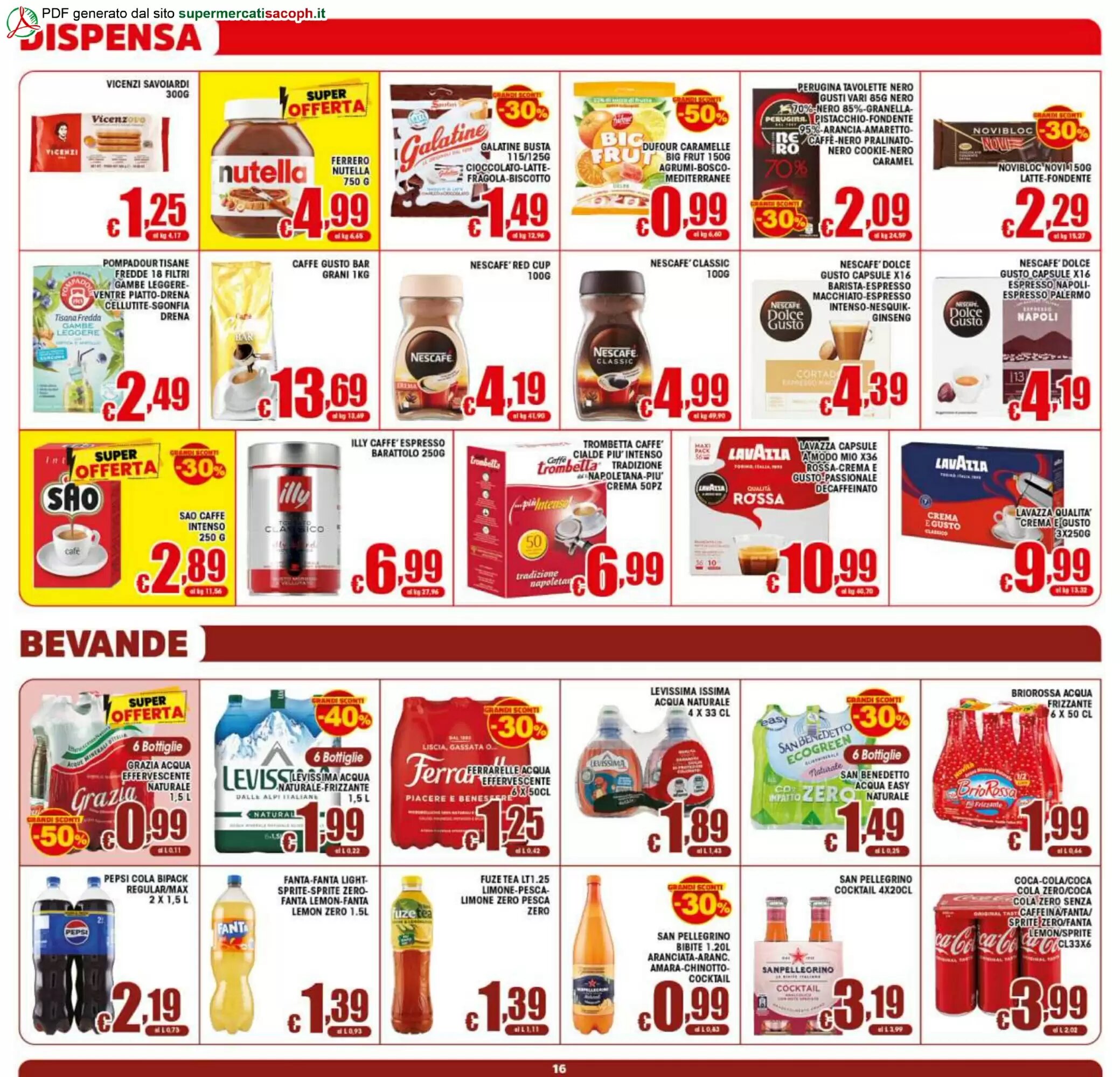 Volantino promozionale Sacoph  valide dal 29/05/2026 - Pagina 16.