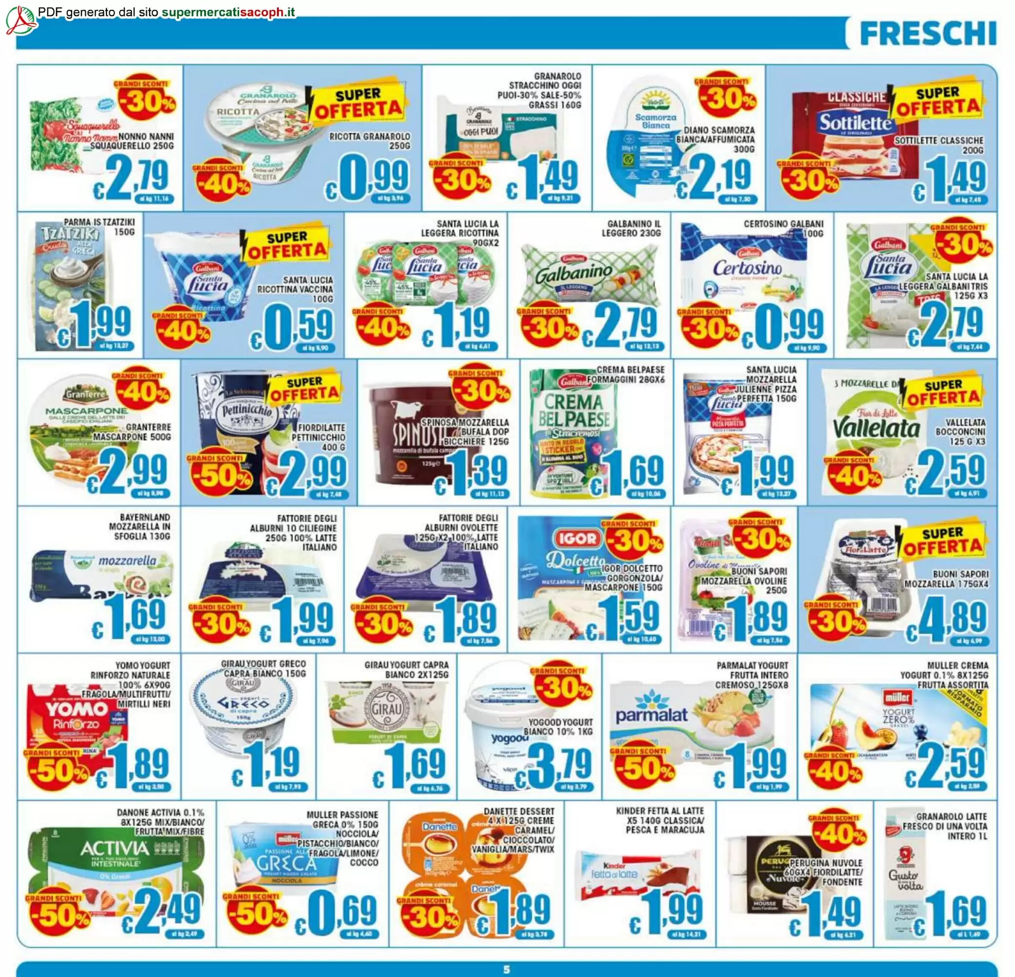 Volantino promozionale Sacoph  valide dal 29/05/2026 - Pagina 5.