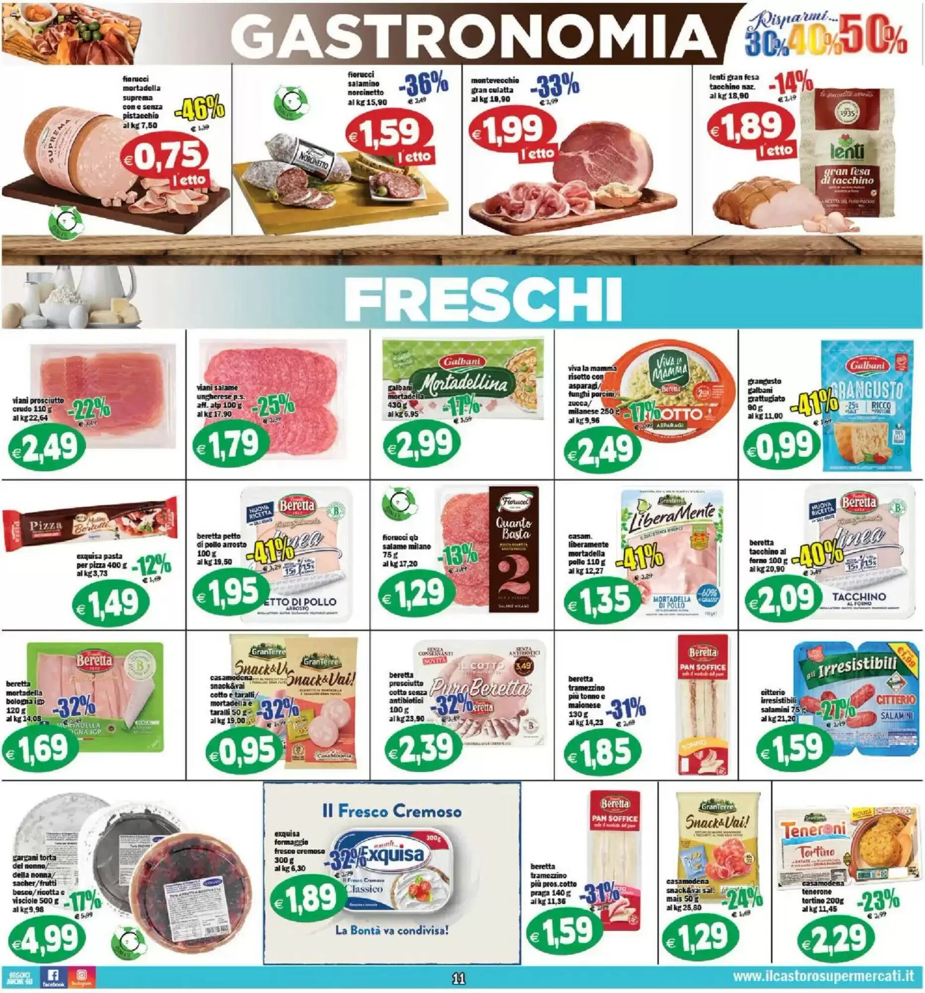 Volantino promozionale Il Castoro Supermercati  valide dal 29/05/2026 - Pagina 11.