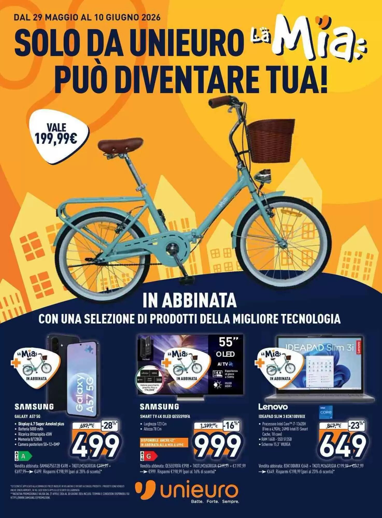Volantino promozionale Unieuro  valide dal 29/05/2026 - Pagina 1.