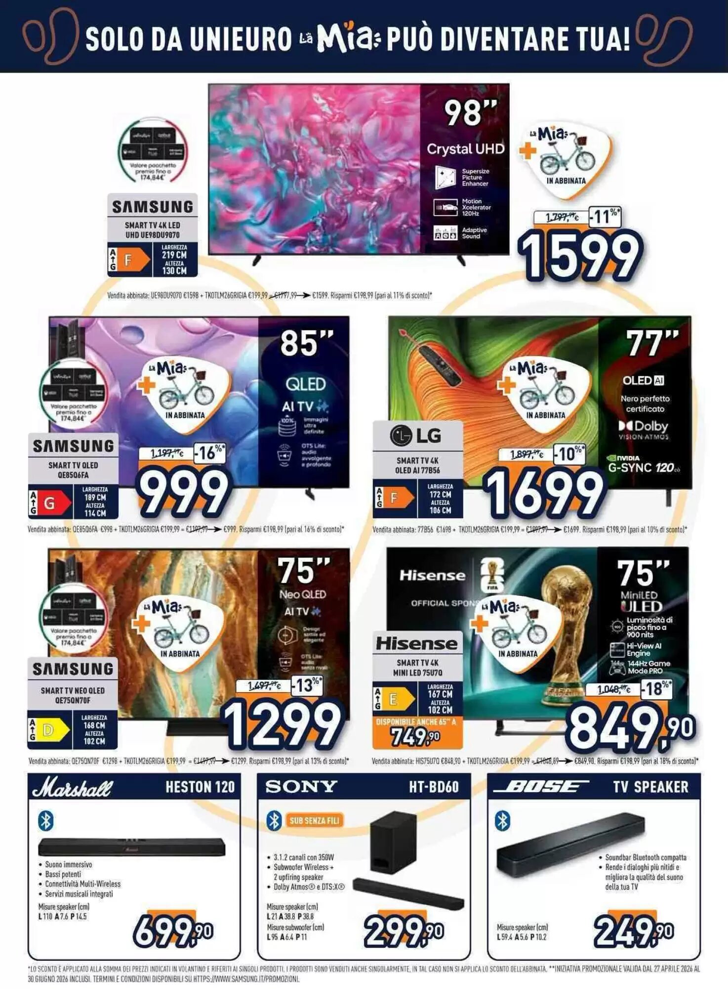 Volantino promozionale Unieuro  valide dal 29/05/2026 - Pagina 2.