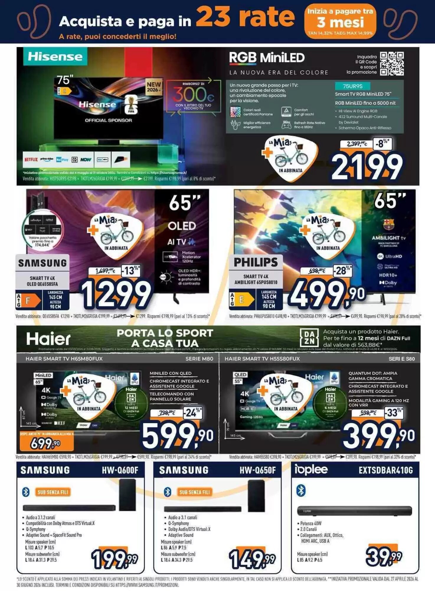 Volantino promozionale Unieuro  valide dal 29/05/2026 - Pagina 3.