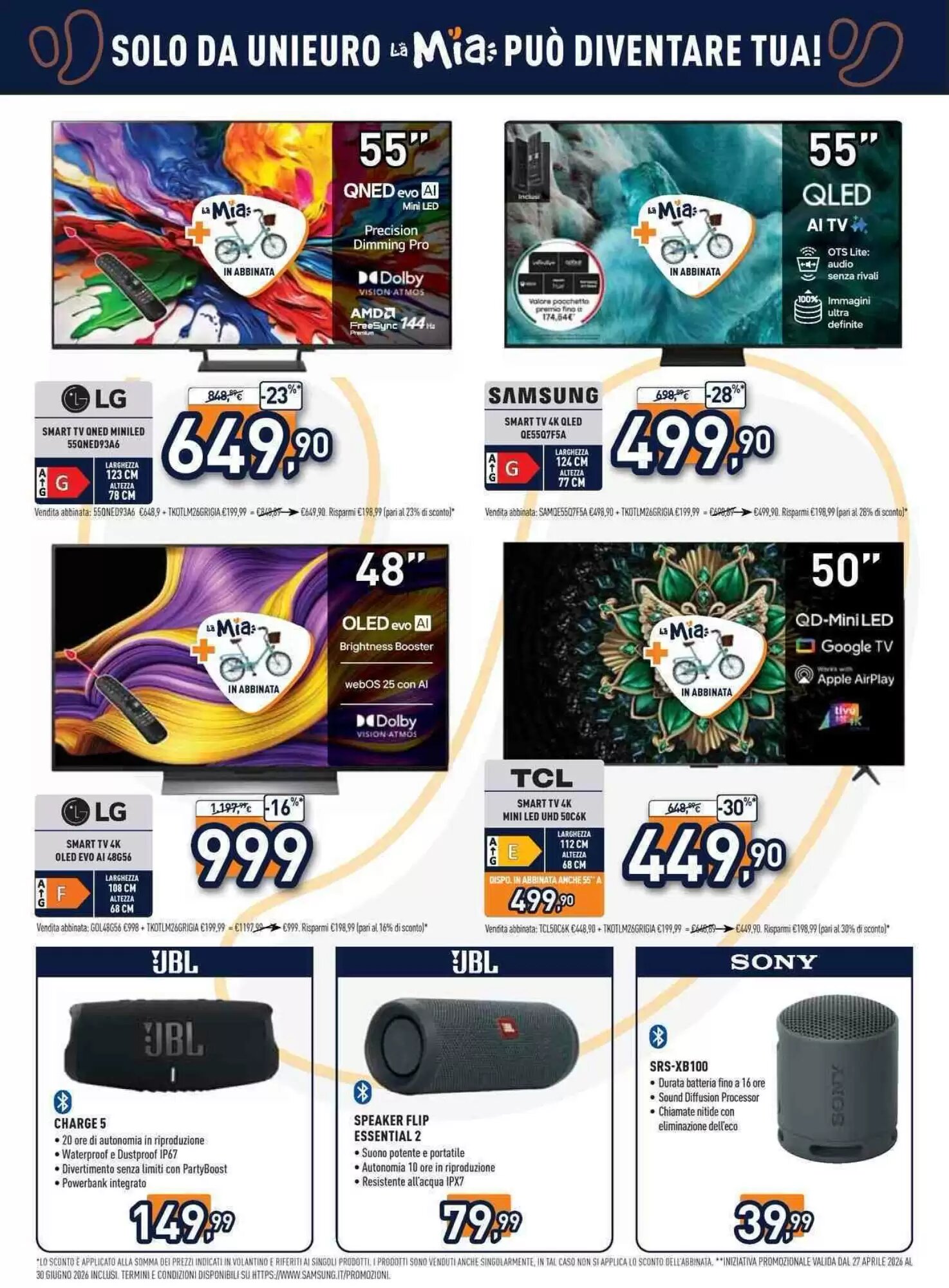 Volantino promozionale Unieuro  valide dal 29/05/2026 - Pagina 4.