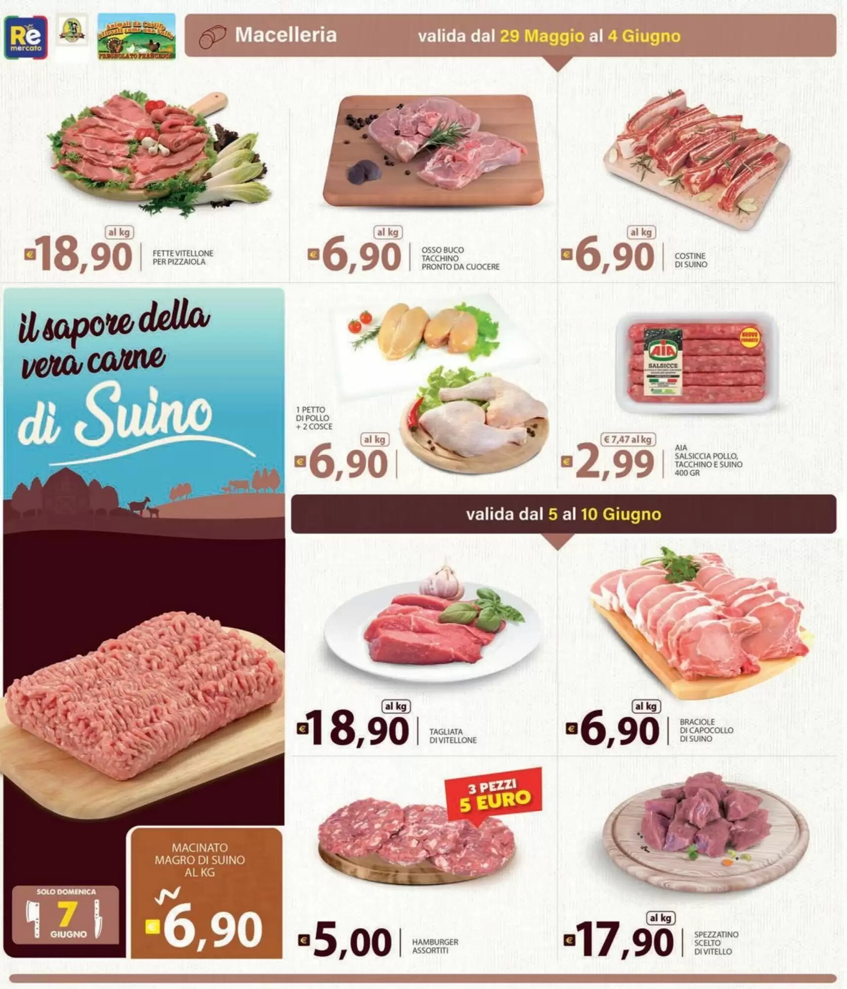 Volantino promozionale Re Mercato Lucrezia  valide dal 29/05/2026 - Pagina 4.