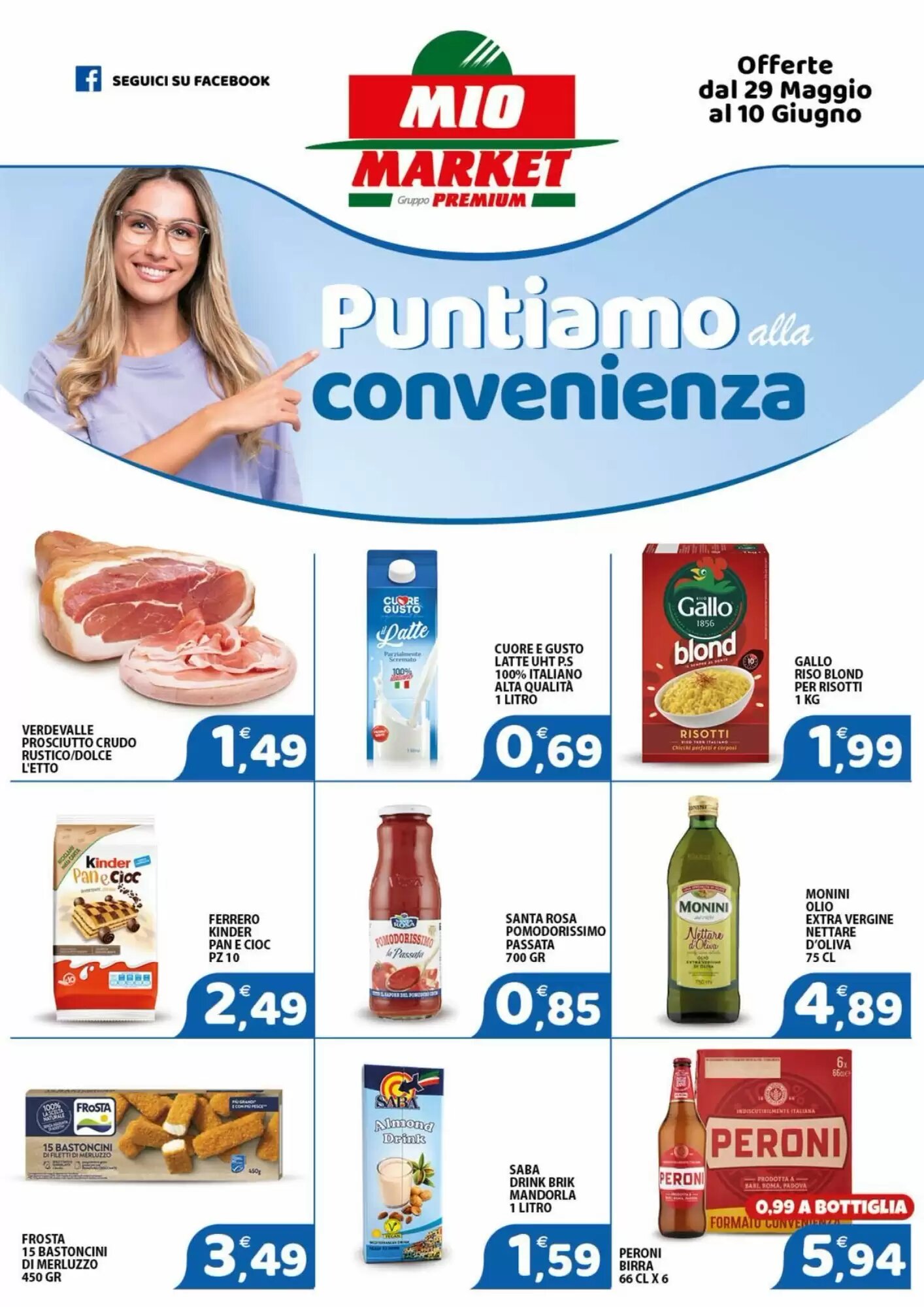 Volantino promozionale Mio Market  valide dal 29/05/2026 - Pagina 1.