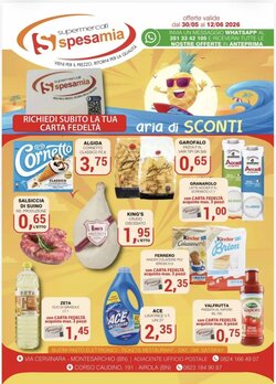 Volantino promozionale Supermercati Spesa Mia  valide dal 30/05/2026