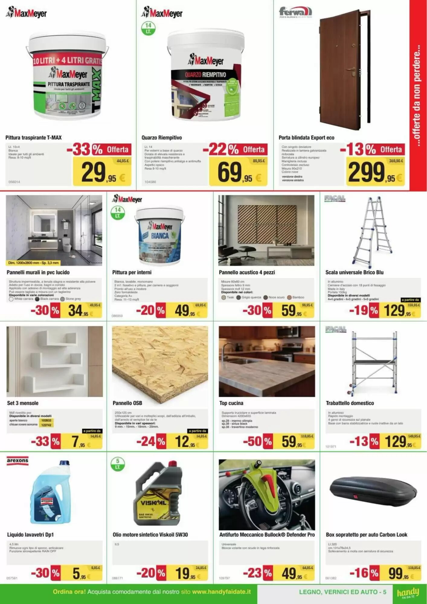 Volantino promozionale Handy fai da te  valide dal 30/05/2026 - Pagina 5.