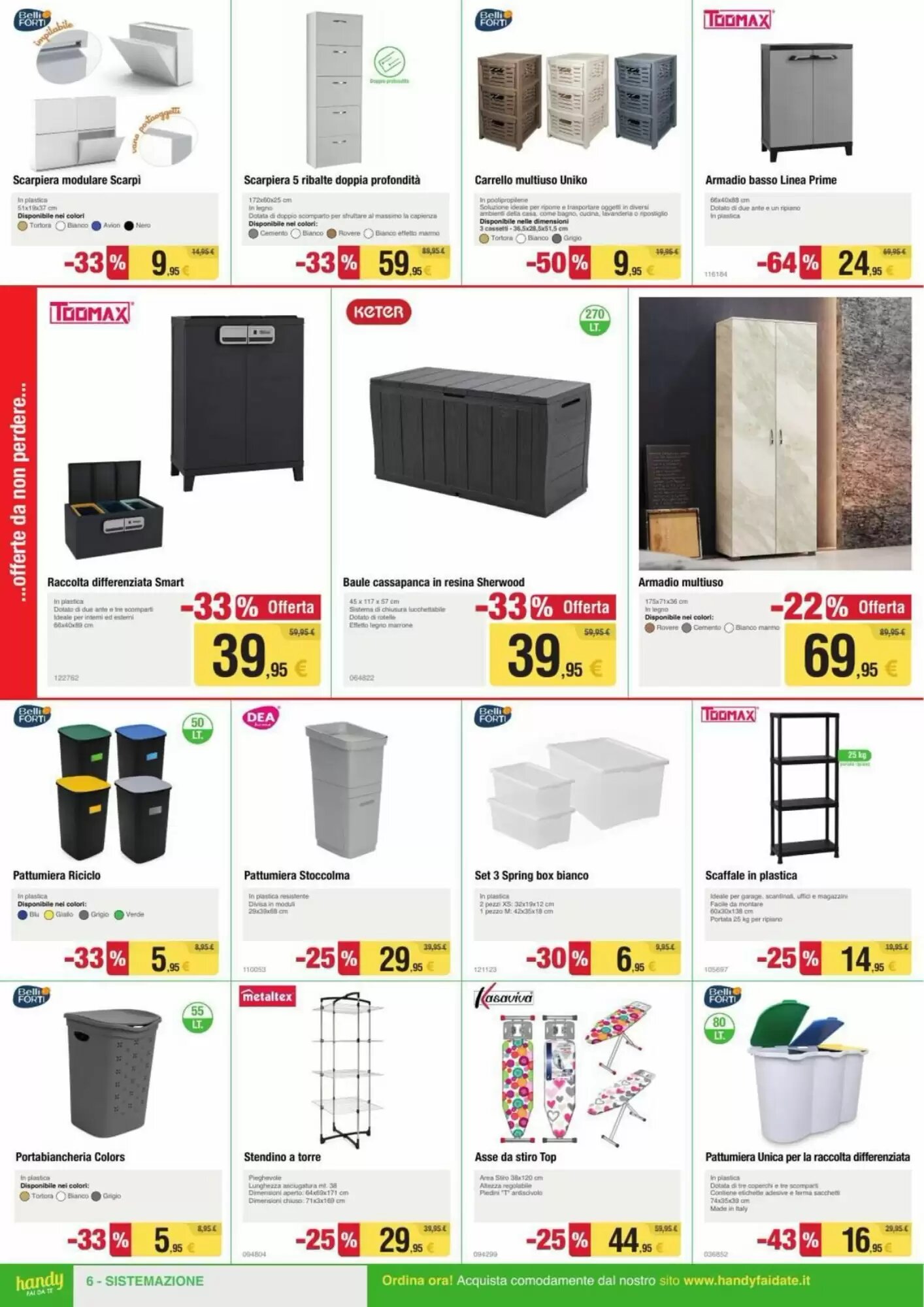 Volantino promozionale Handy fai da te  valide dal 30/05/2026 - Pagina 6.
