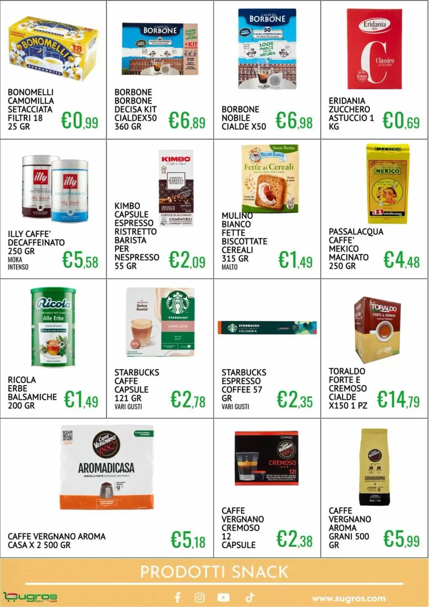 Volantino promozionale Sugros  valide dal 31/05/2026 - Pagina 16.