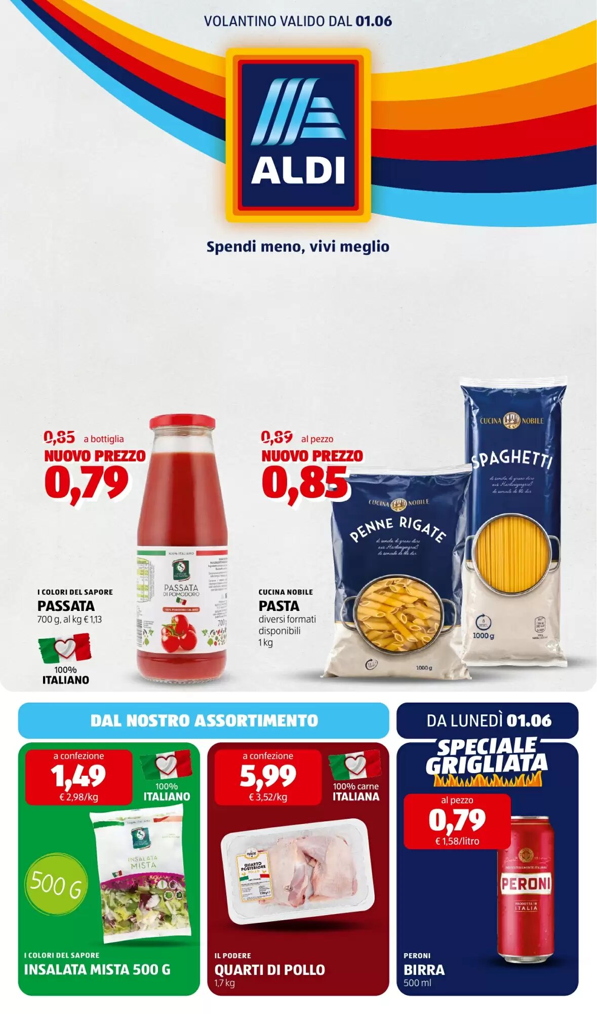 Volantino promozionale ALDI  valide dal 01/06/2026 - Pagina 1.