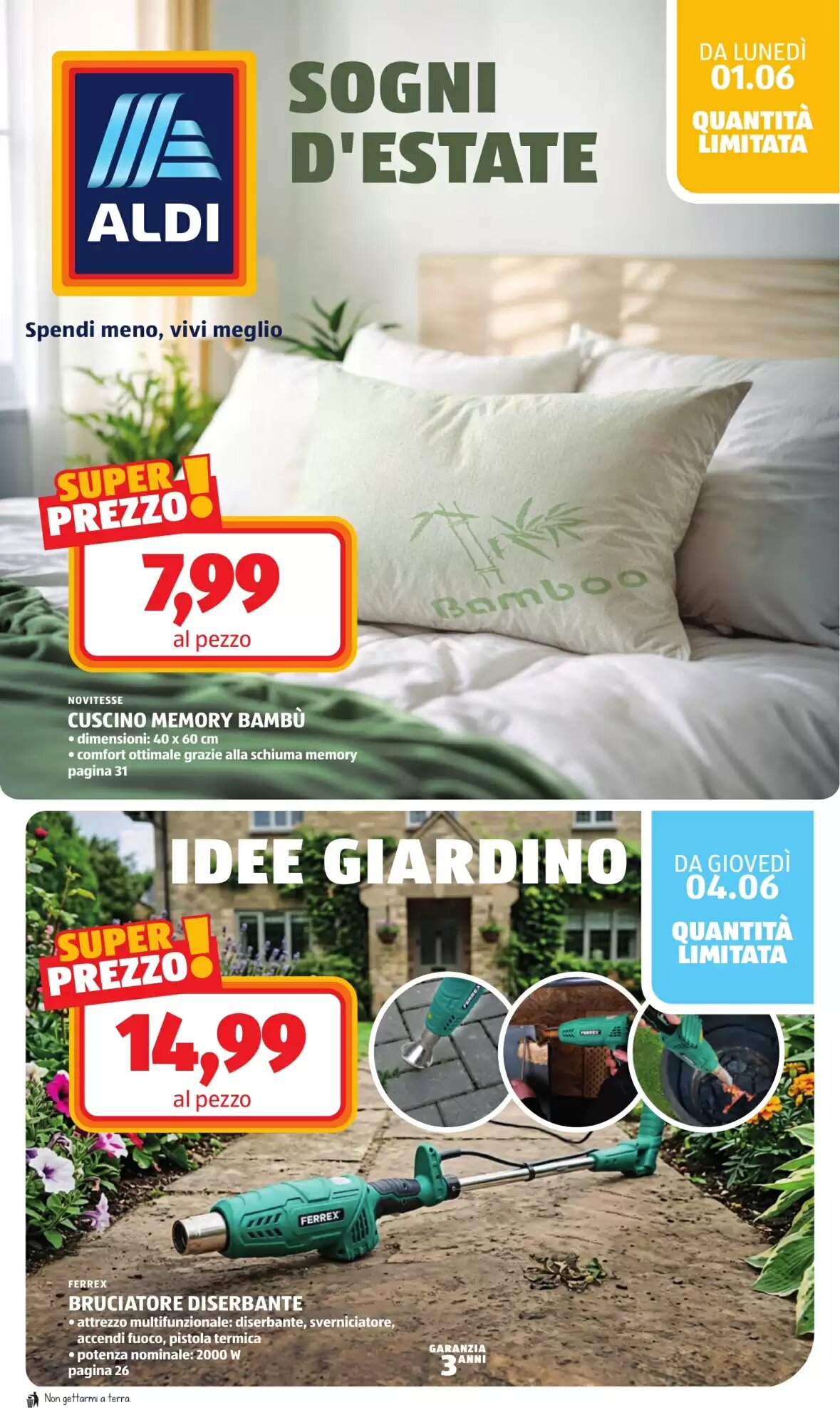 Volantino promozionale ALDI  valide dal 01/06/2026 - Pagina 34.
