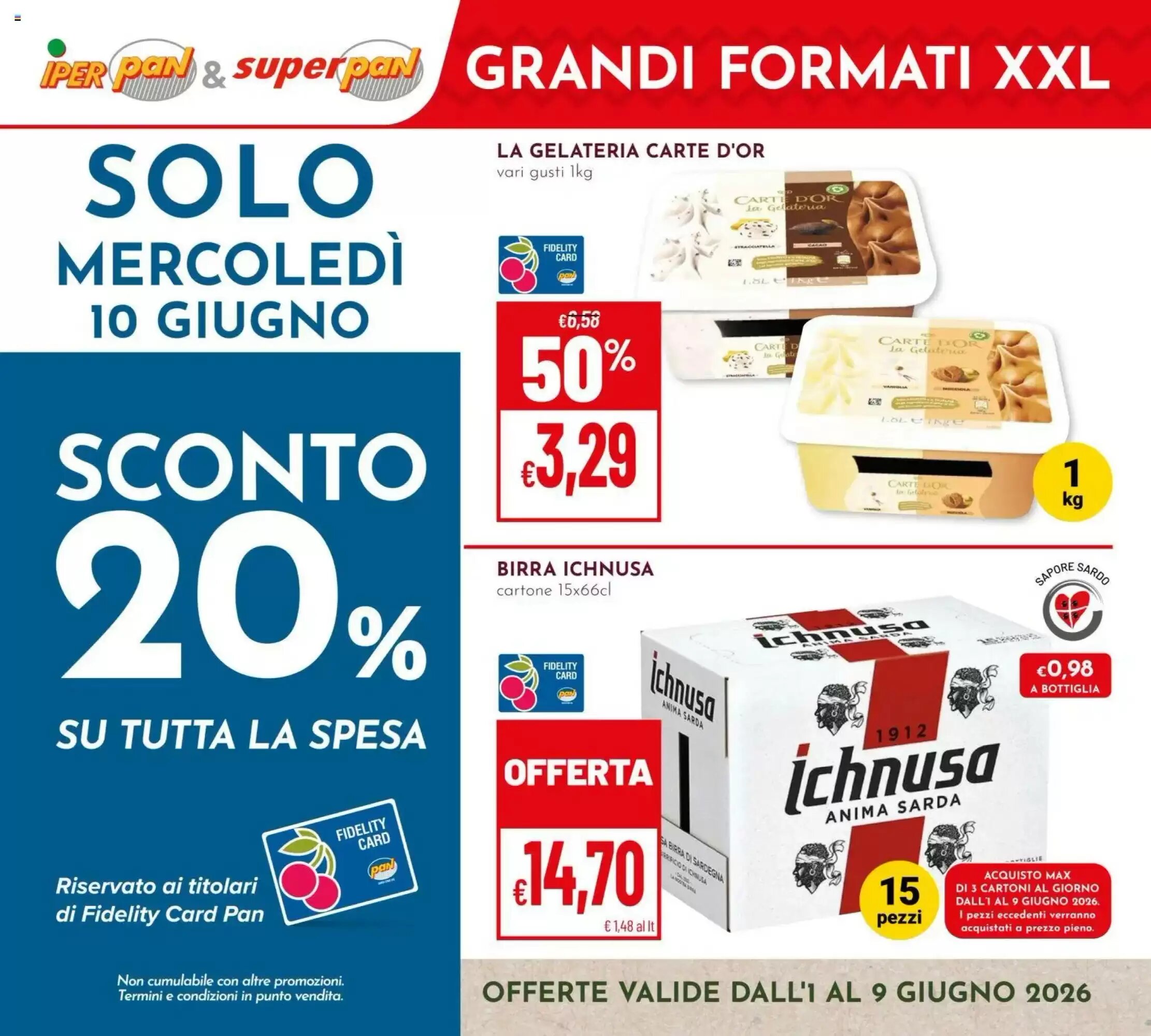Volantino promozionale Pan  valide dal 01/06/2026 - Pagina 1.
