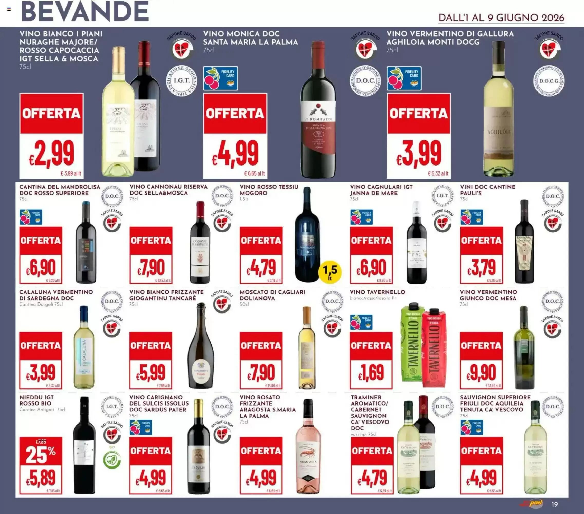 Volantino promozionale Pan  valide dal 01/06/2026 - Pagina 19.