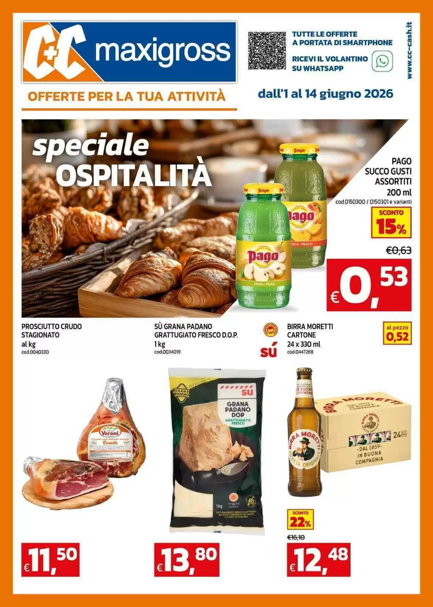 Volantino promozionale C+C Cash and Carry  valide dal 01/06/2026 - Pagina 1.
