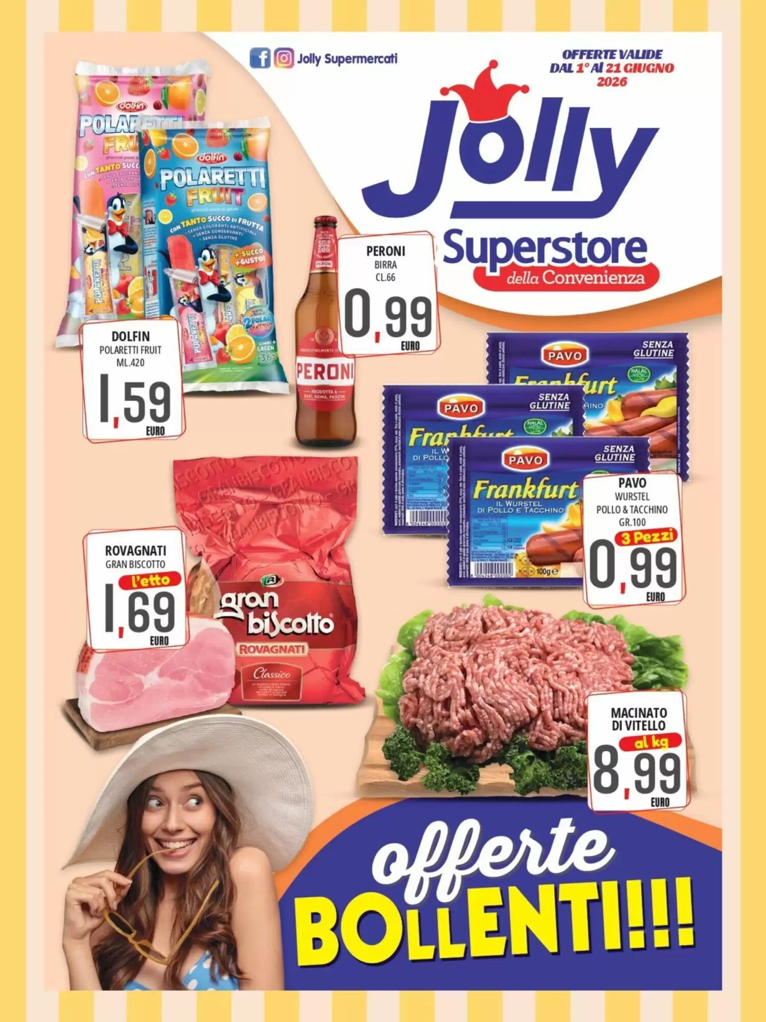 Volantino promozionale Jolly Market  valide dal 01/06/2026 - Pagina 1.