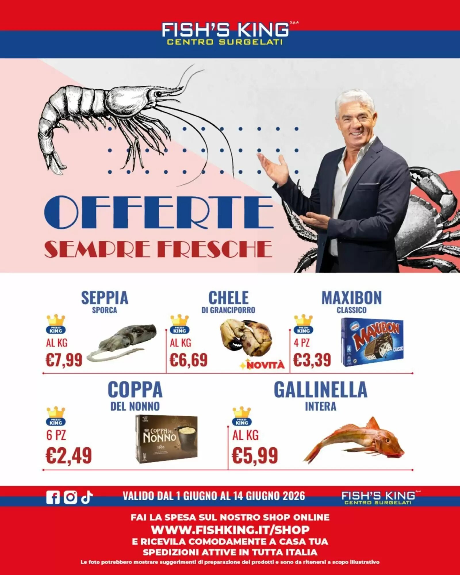 Volantino promozionale Fish's King  valide dal 01/06/2026 - Pagina 1.