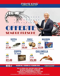 Volantino promozionale Fish's King valide dal 01/06/2026