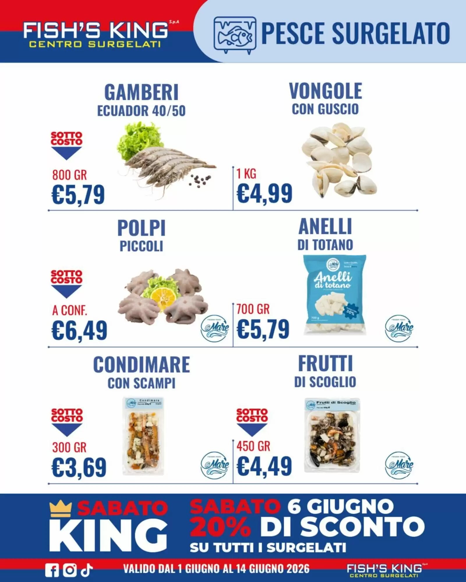 Volantino promozionale Fish's King  valide dal 01/06/2026 - Pagina 2.