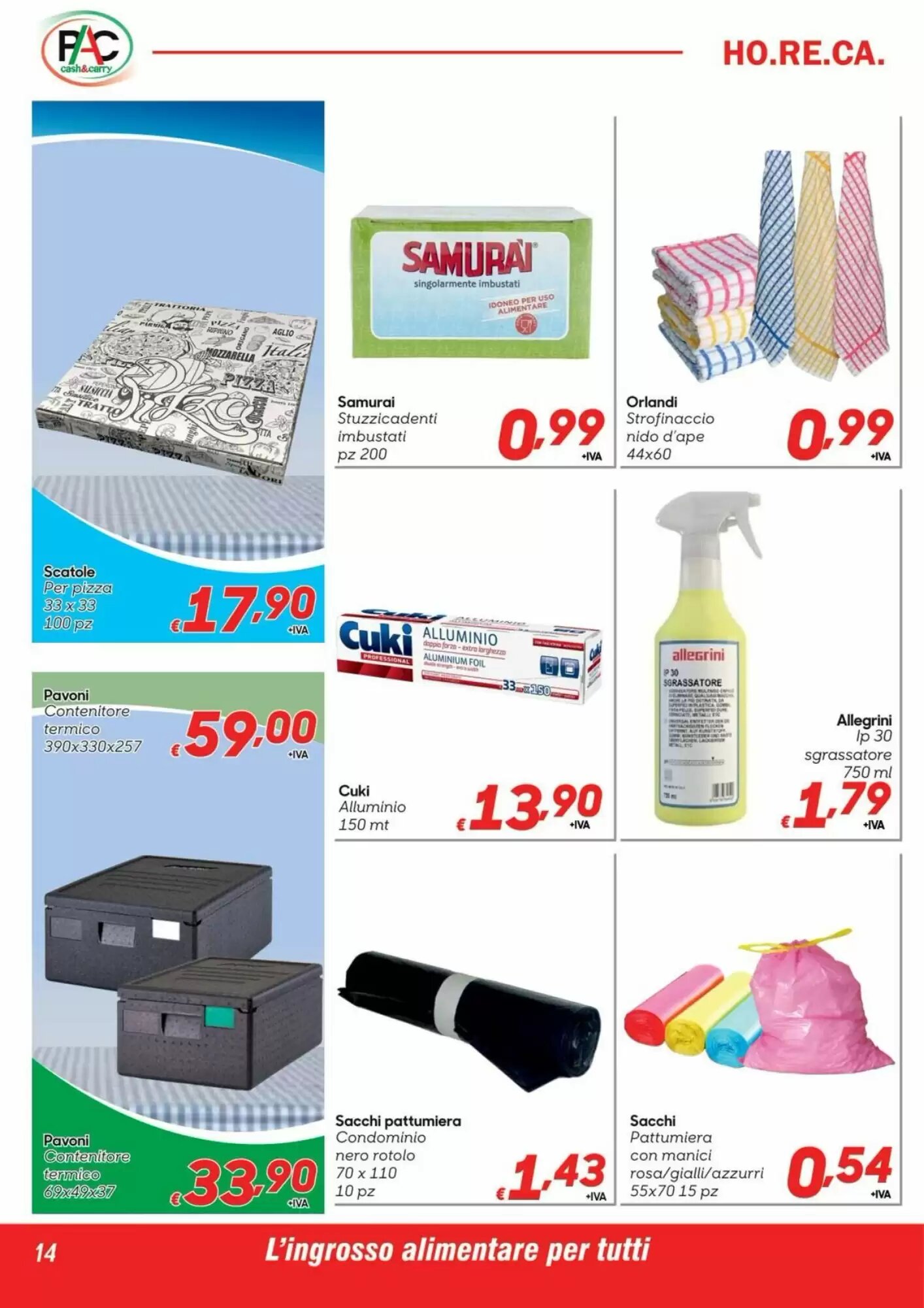 Volantino promozionale Pac Cash&Carry  valide dal 01/06/2026 - Pagina 14.