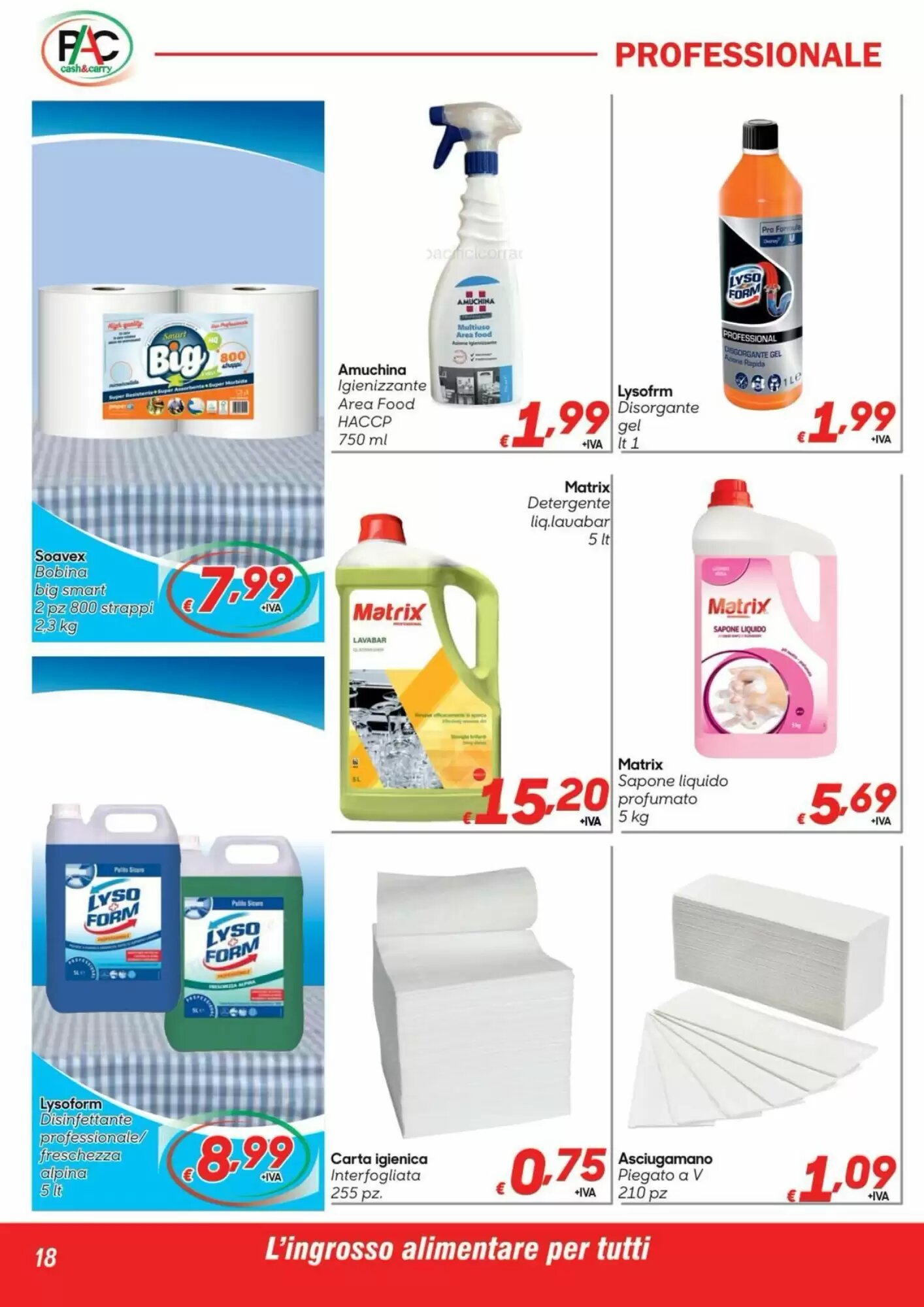 Volantino promozionale Pac Cash&Carry  valide dal 01/06/2026 - Pagina 18.