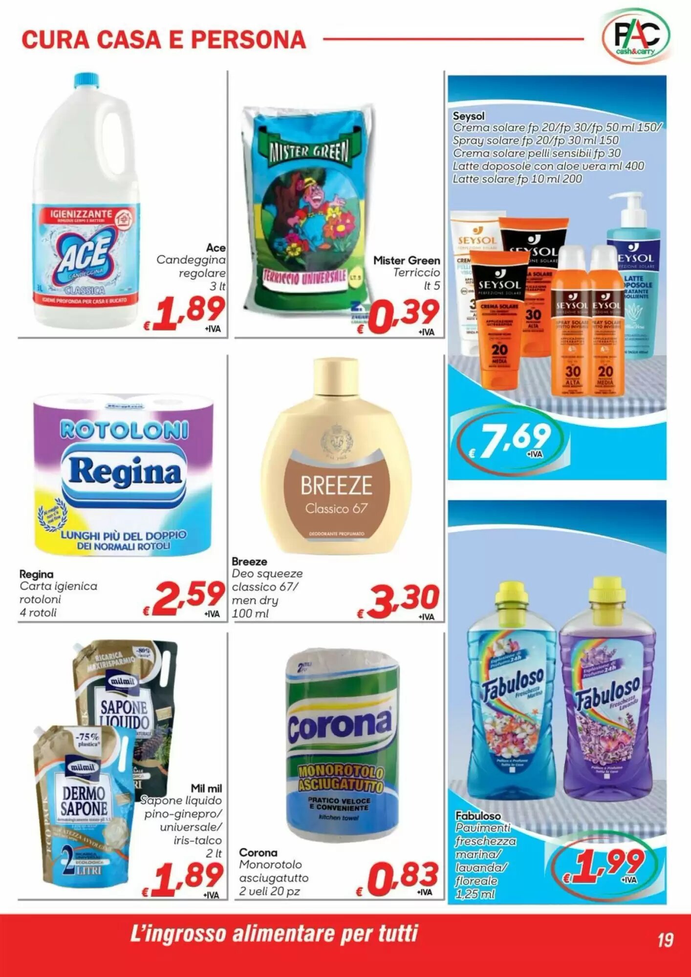 Volantino promozionale Pac Cash&Carry  valide dal 01/06/2026 - Pagina 19.