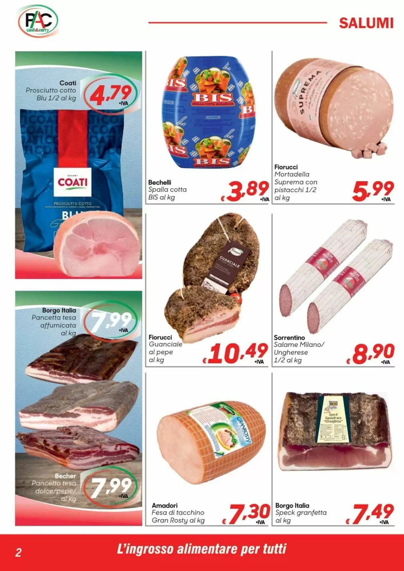 Volantino promozionale Pac Cash&Carry  valide dal 01/06/2026 - Pagina 2.