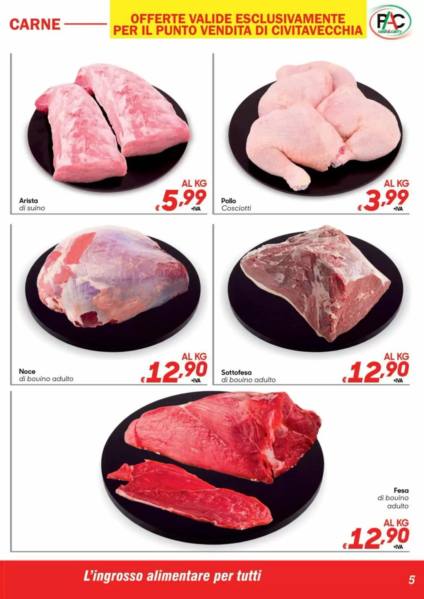 Volantino promozionale Pac Cash&Carry  valide dal 01/06/2026 - Pagina 5.