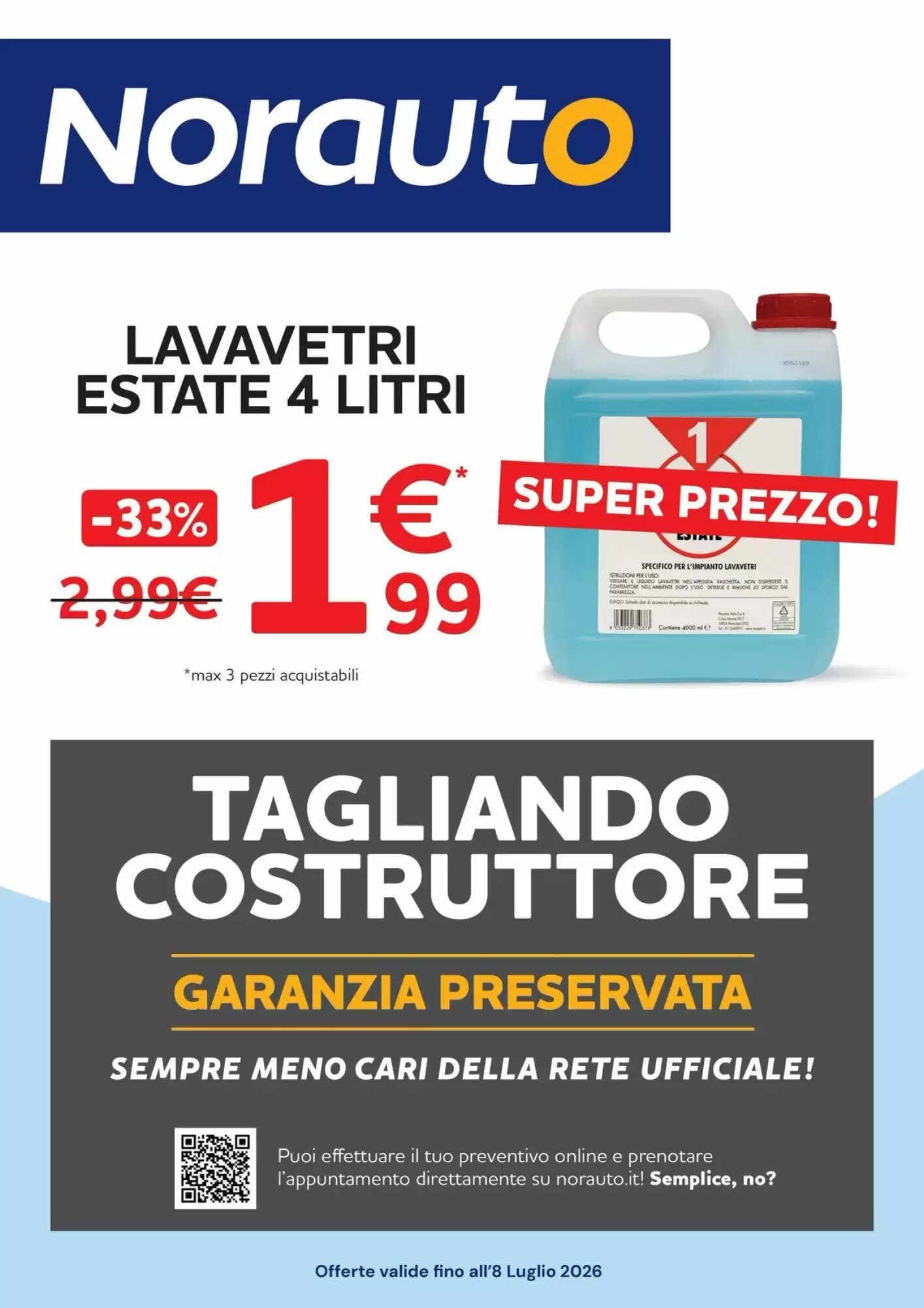 Volantino promozionale Norauto  valide dal 01/06/2026 - Pagina 1.